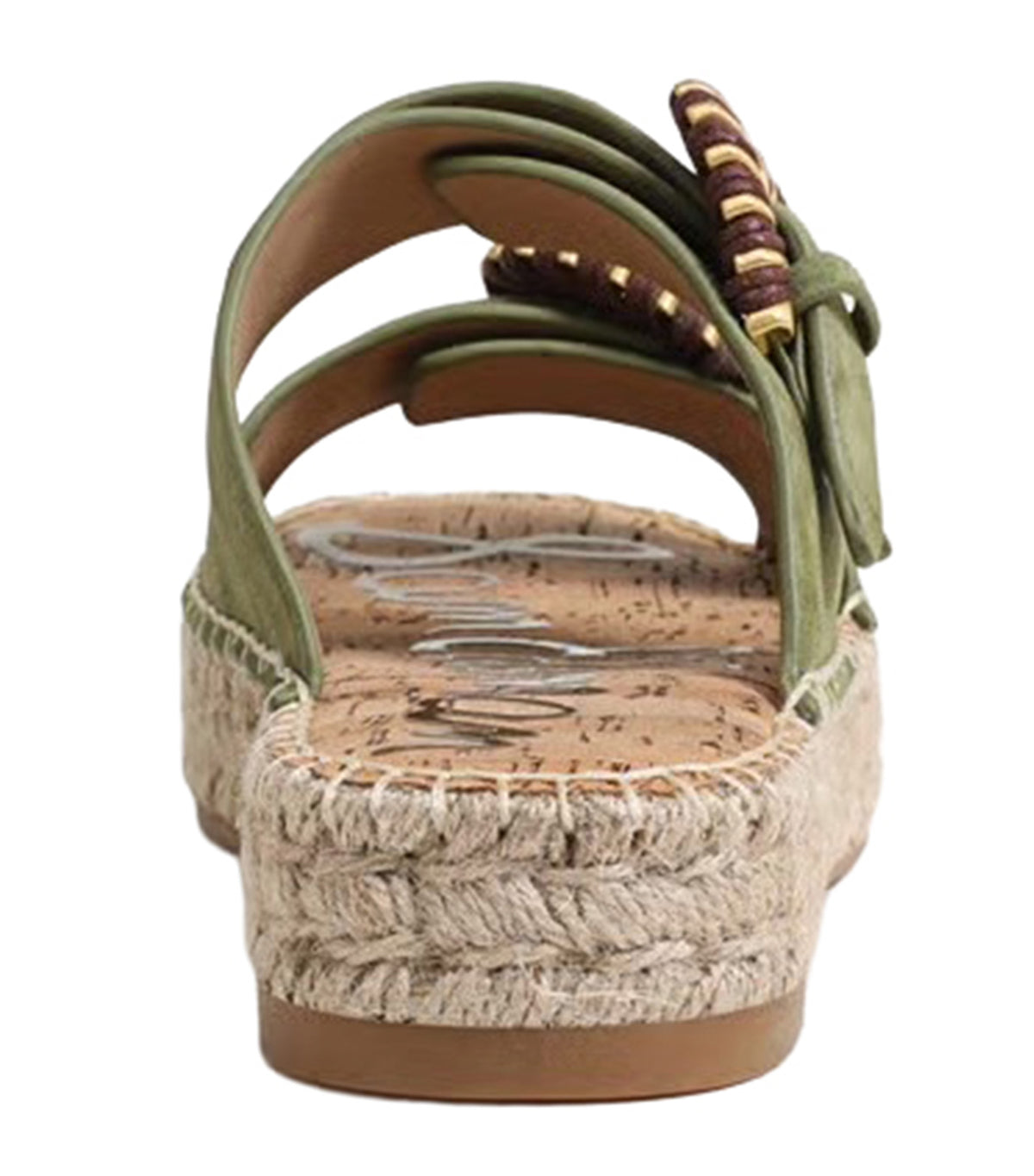 Tabbey Espadrille Platform Sandal Summer Olive Suede