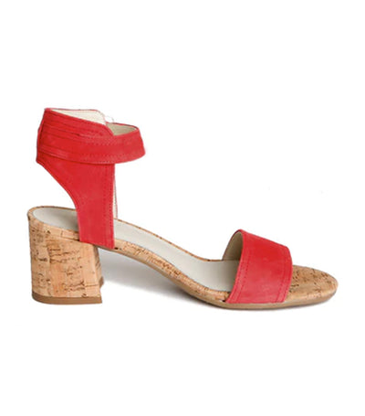 TGIF Sandal Red Camoscio