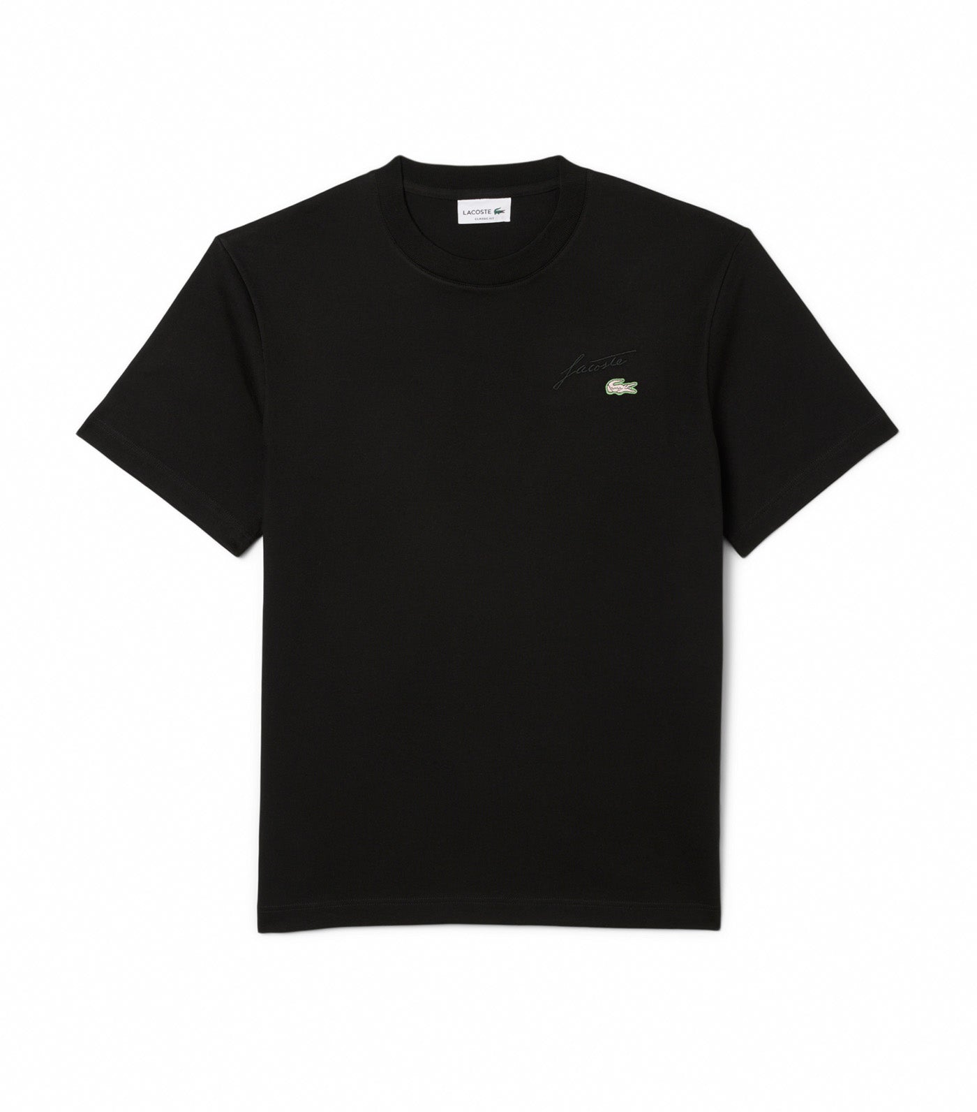 Heavy Jersey Embroidered Signature T-Shirt