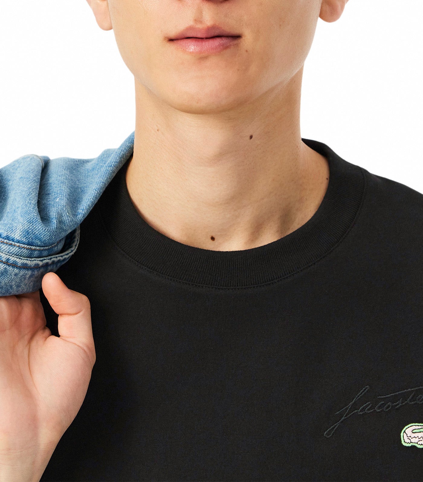 Heavy Jersey Embroidered Signature T-Shirt