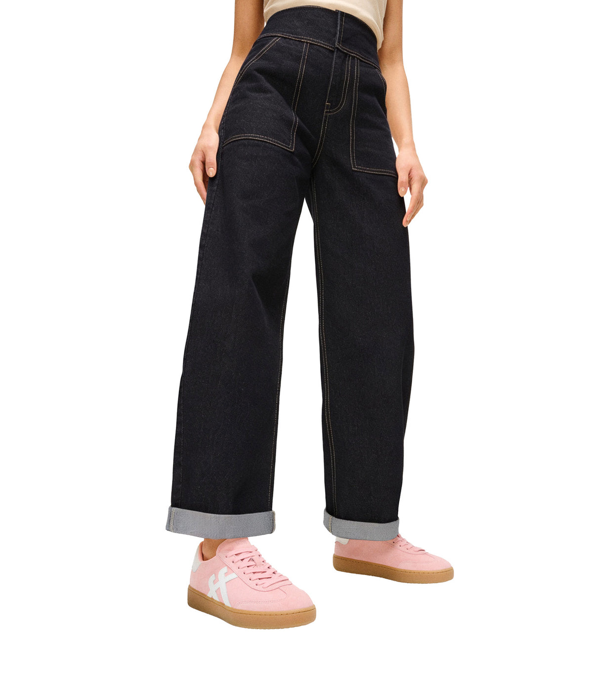 Dash T-Toe Suede Sneakers Warm Pink/Urban White