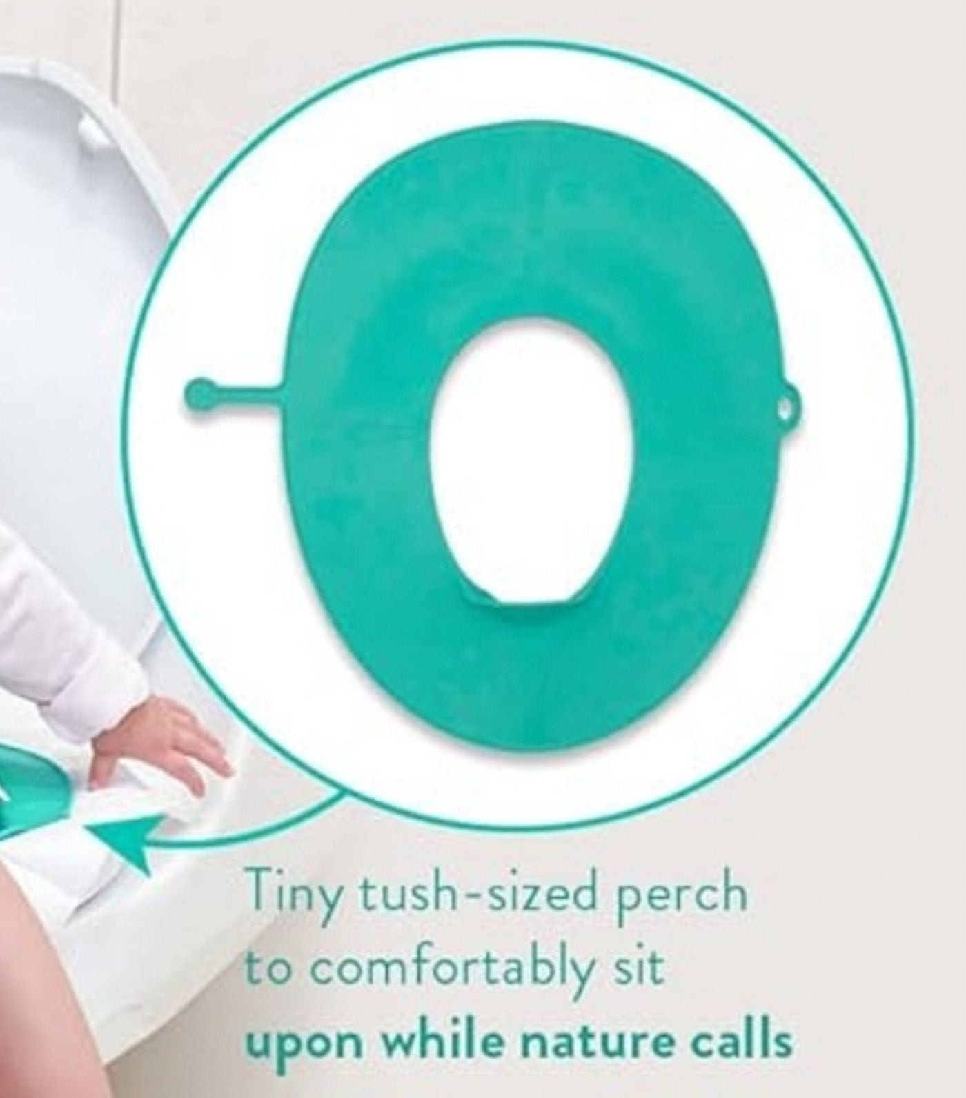 Tinkle to Go Foldable Potty Trainer Mint
