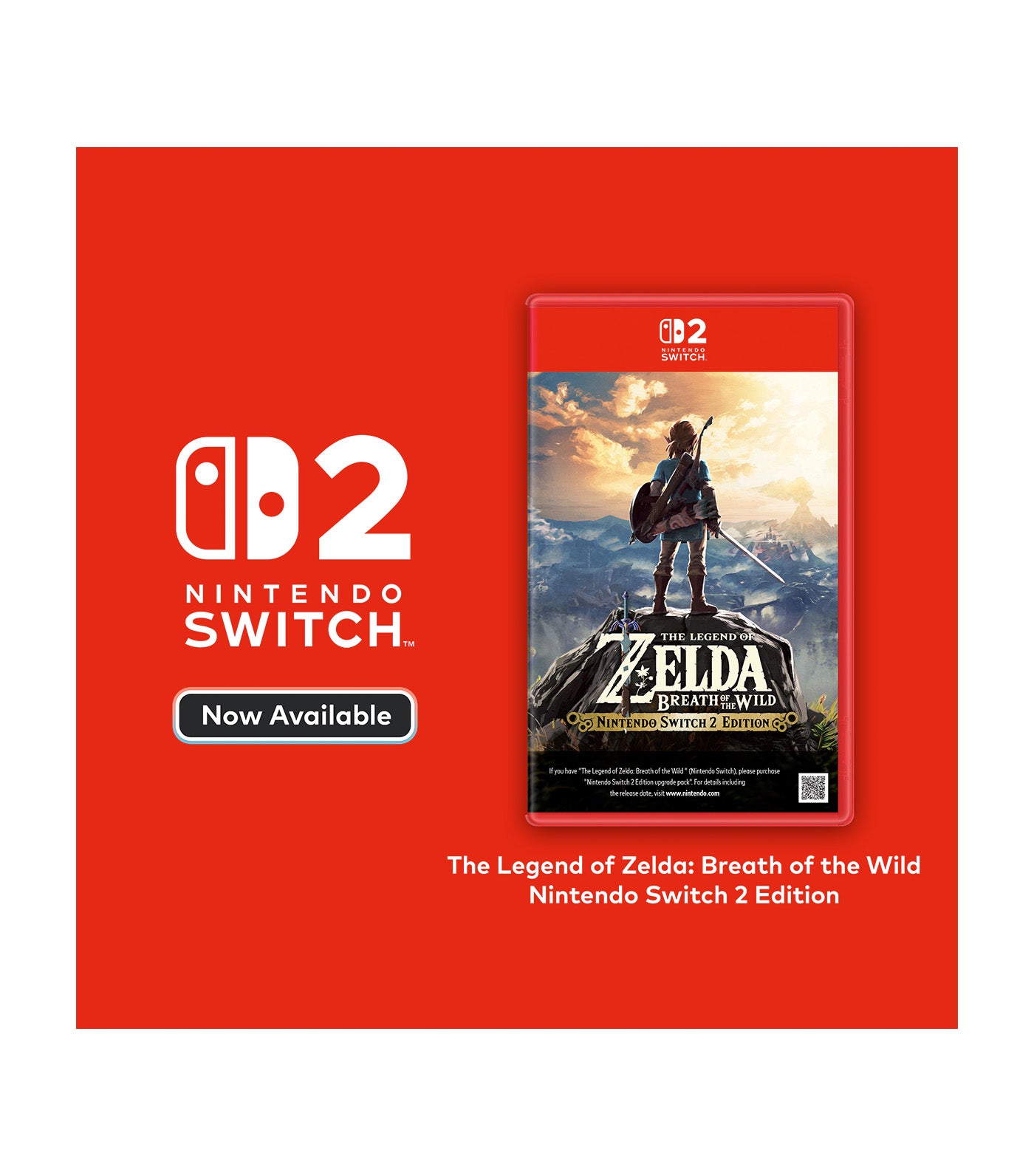 The Legend of Zelda: Breath of The Wild Nintendo Switch 2 Edition