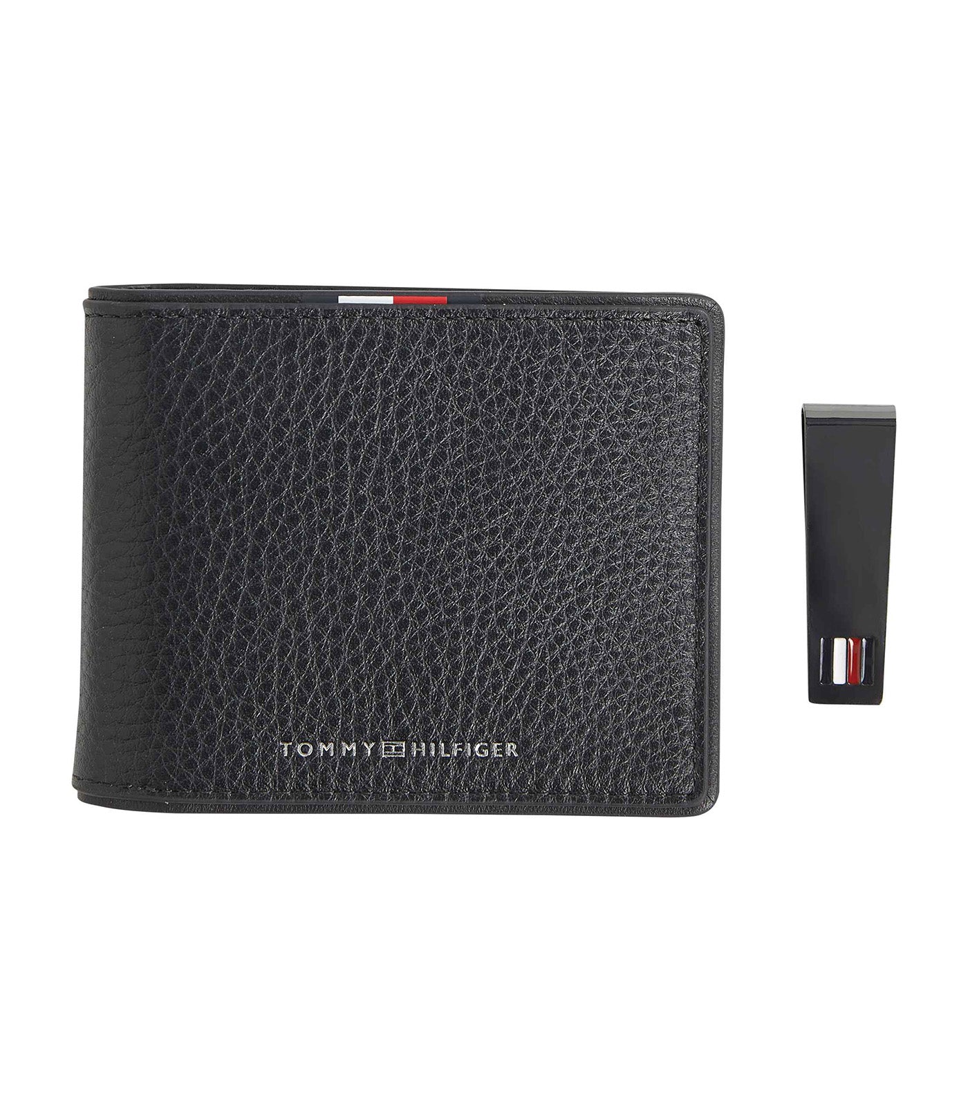 Men's Corporate Mini CC Wallet & Clip Black