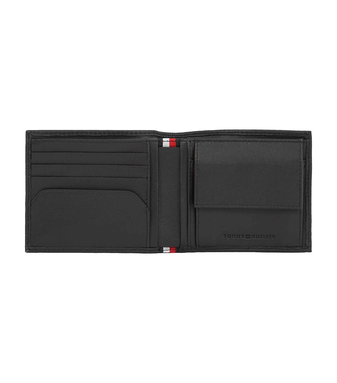Men's Flag CC & Coin Wallet Black