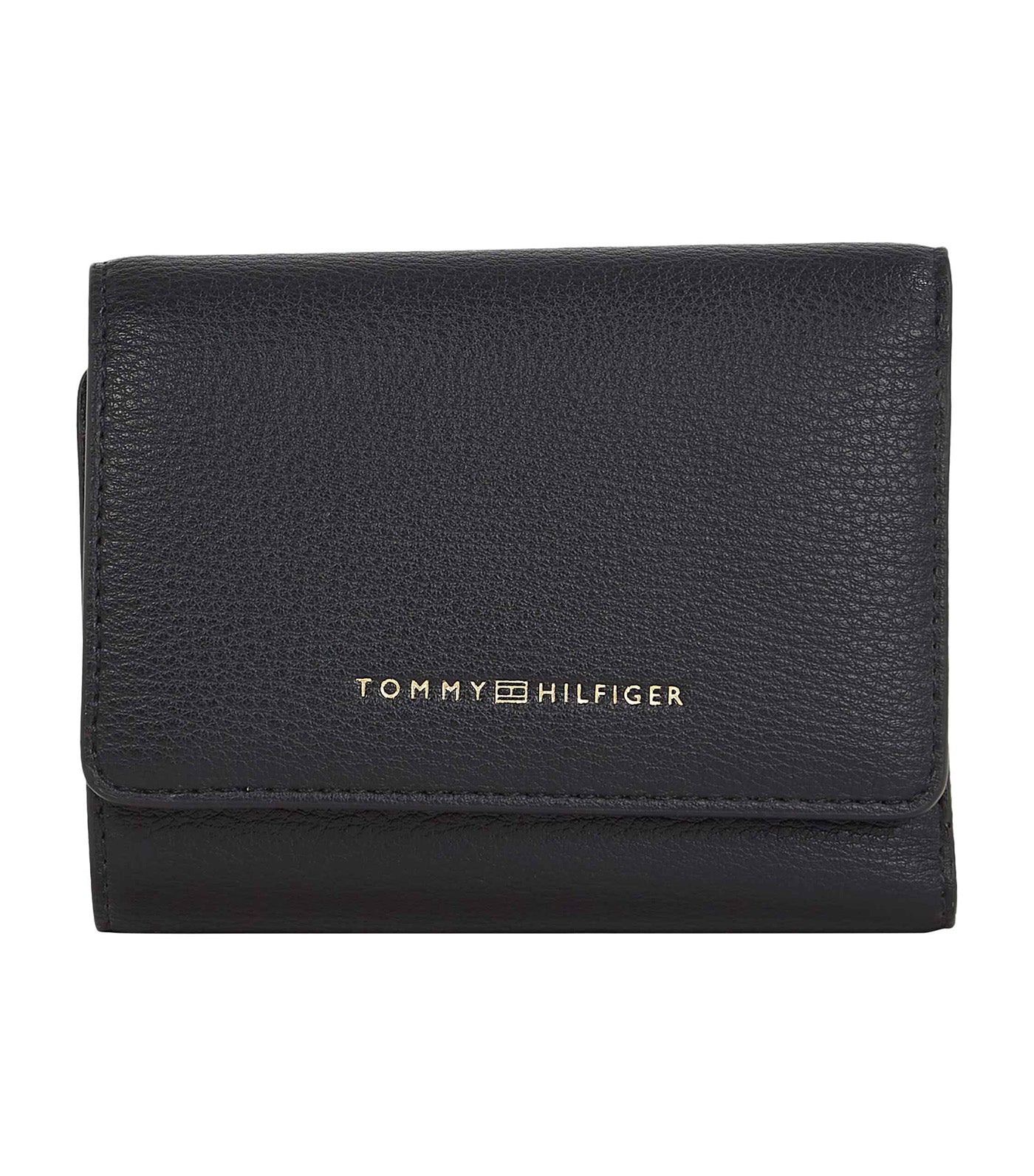 Women's Flag Trifold Wallet Black