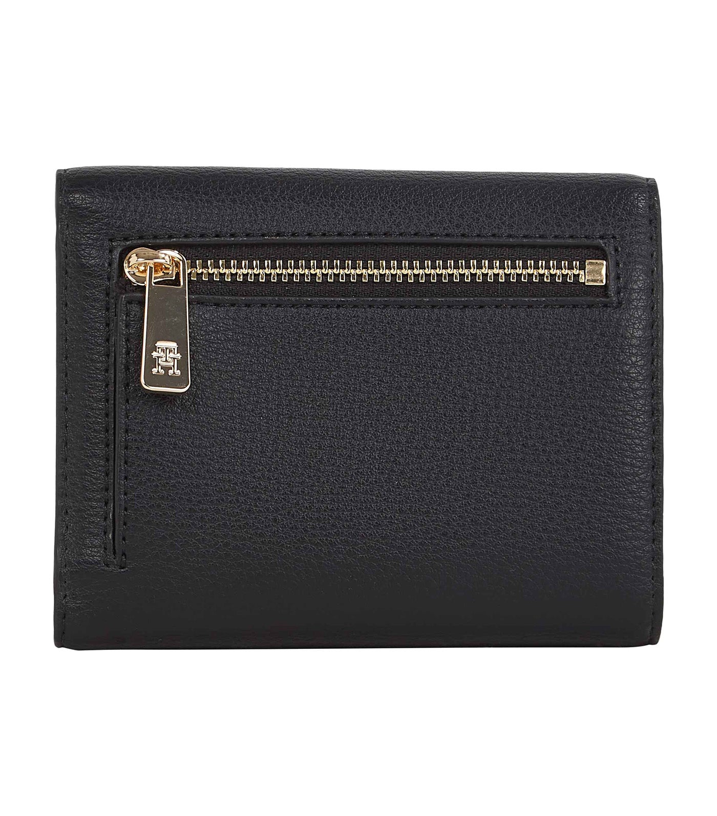 Women's Flag Trifold Wallet Black