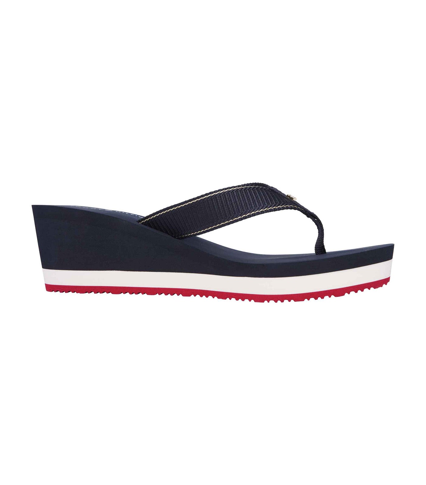 Tommy Hilfiger Women's Wedge Summer Sandal Space Blue