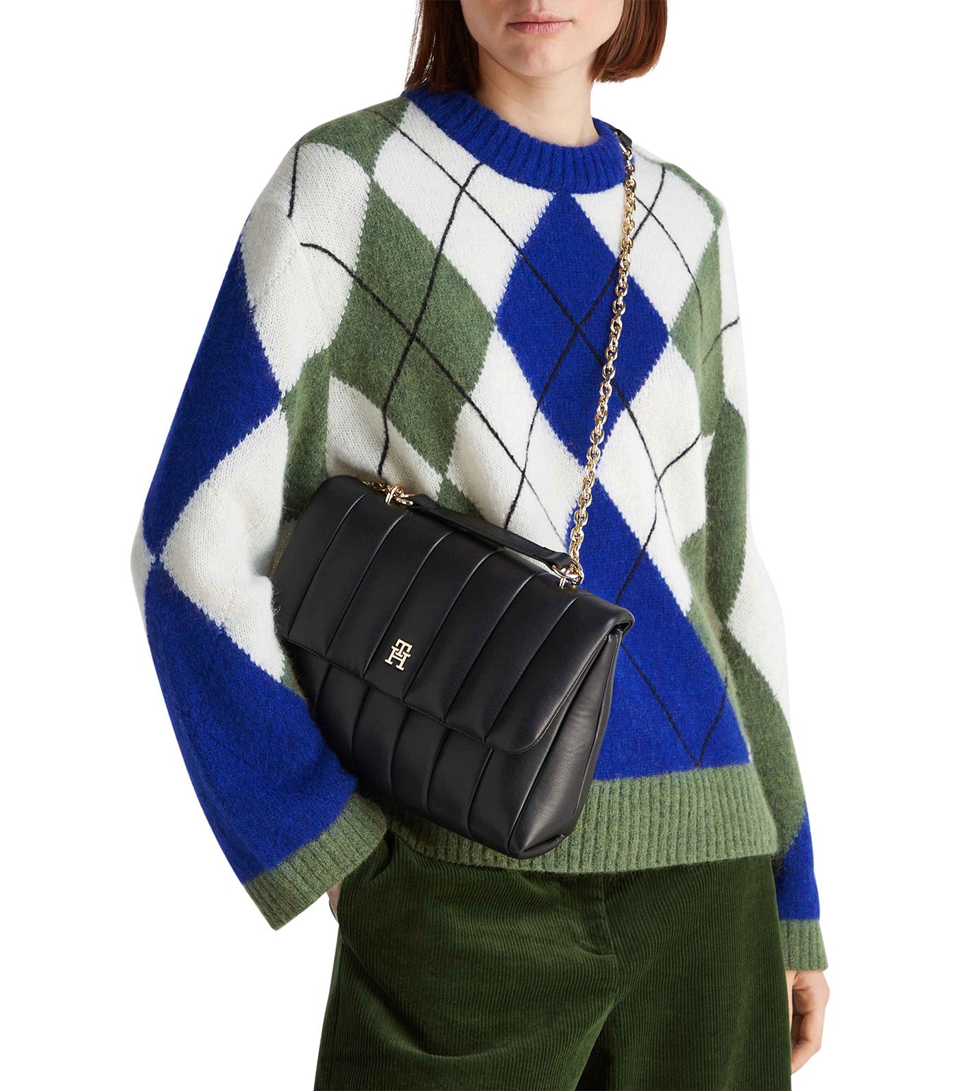 Women's Grace Med Crossover Bag Black