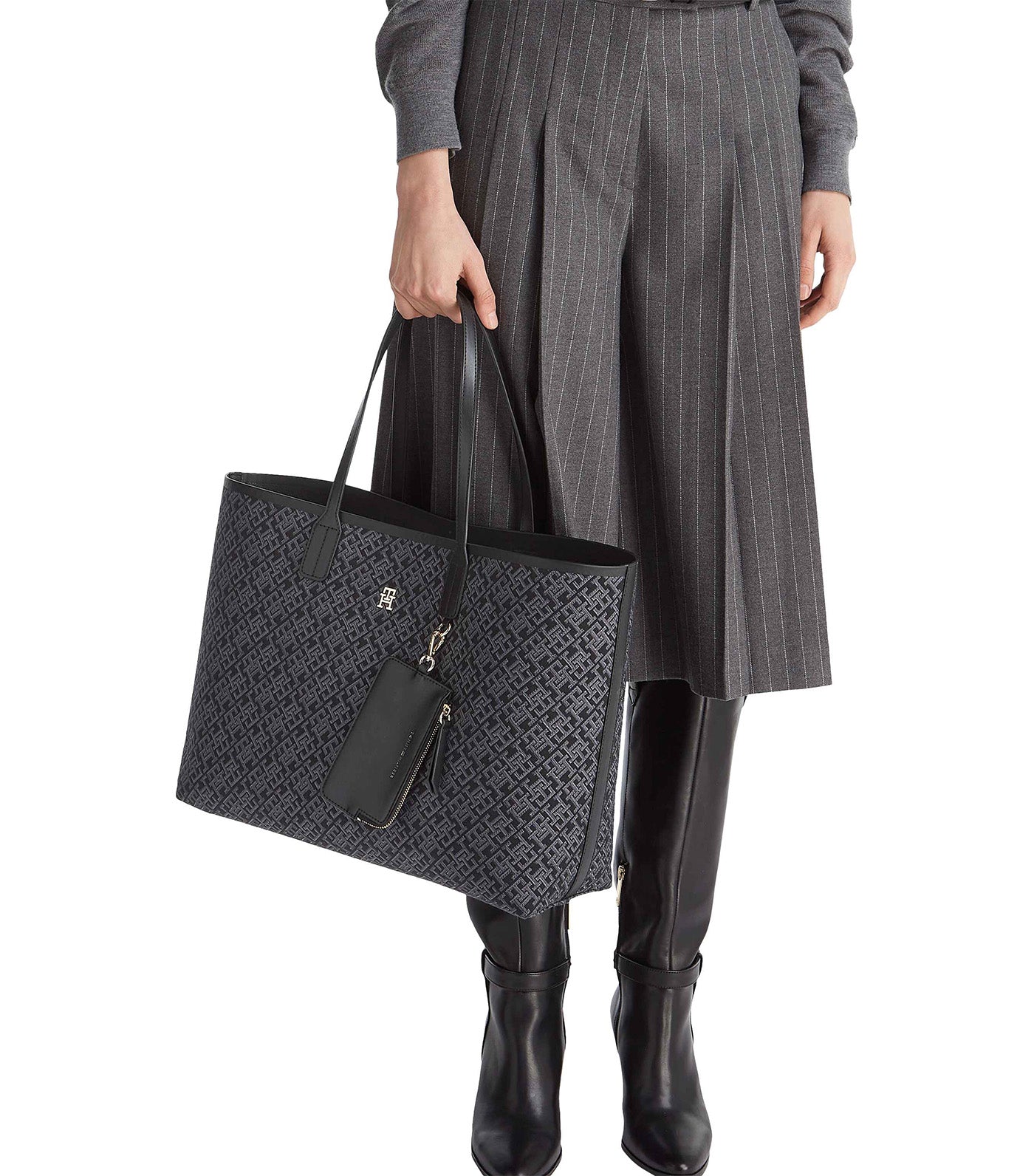 Women's Icon Tote Jacquard Black