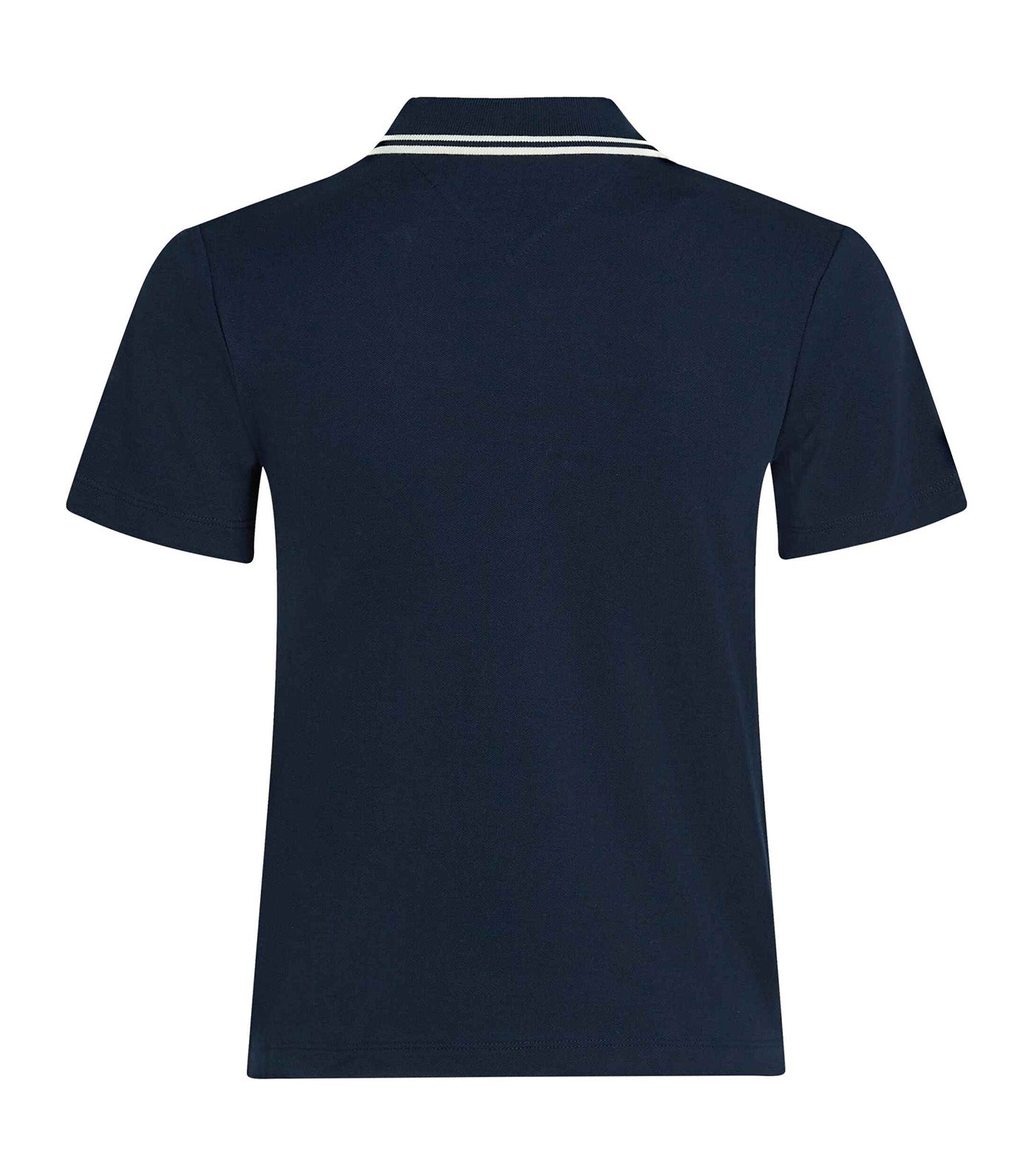 Women's Tipping Slim Button-Down Polo Dark Night Navy