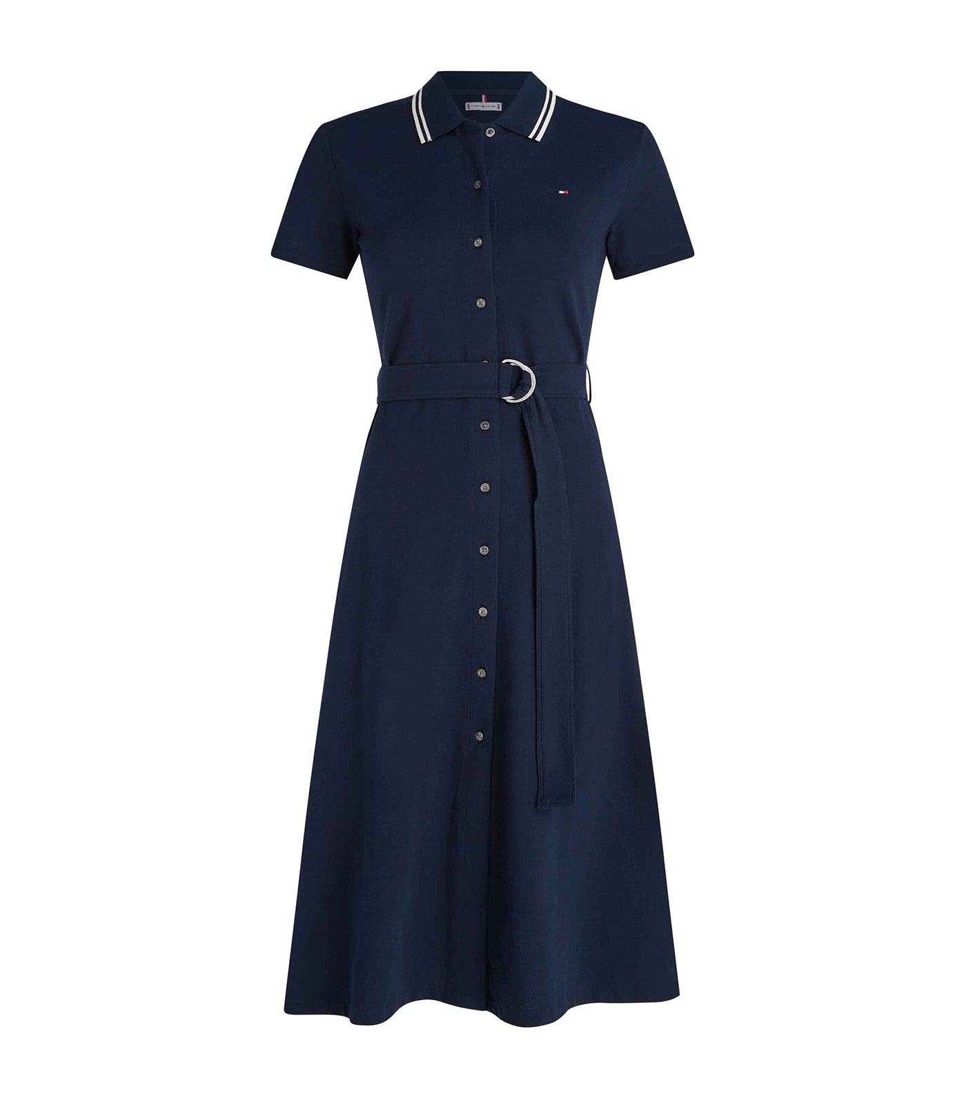 Women's IM AF Cotton Midi Fit & Flare Polo Dress