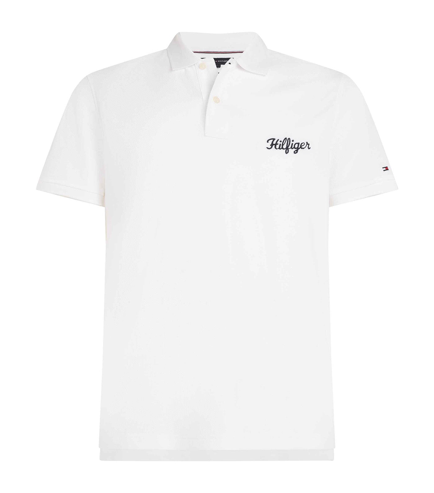 Tommy Hilfiger Men's IC Graphic Regular Polo Shirt White