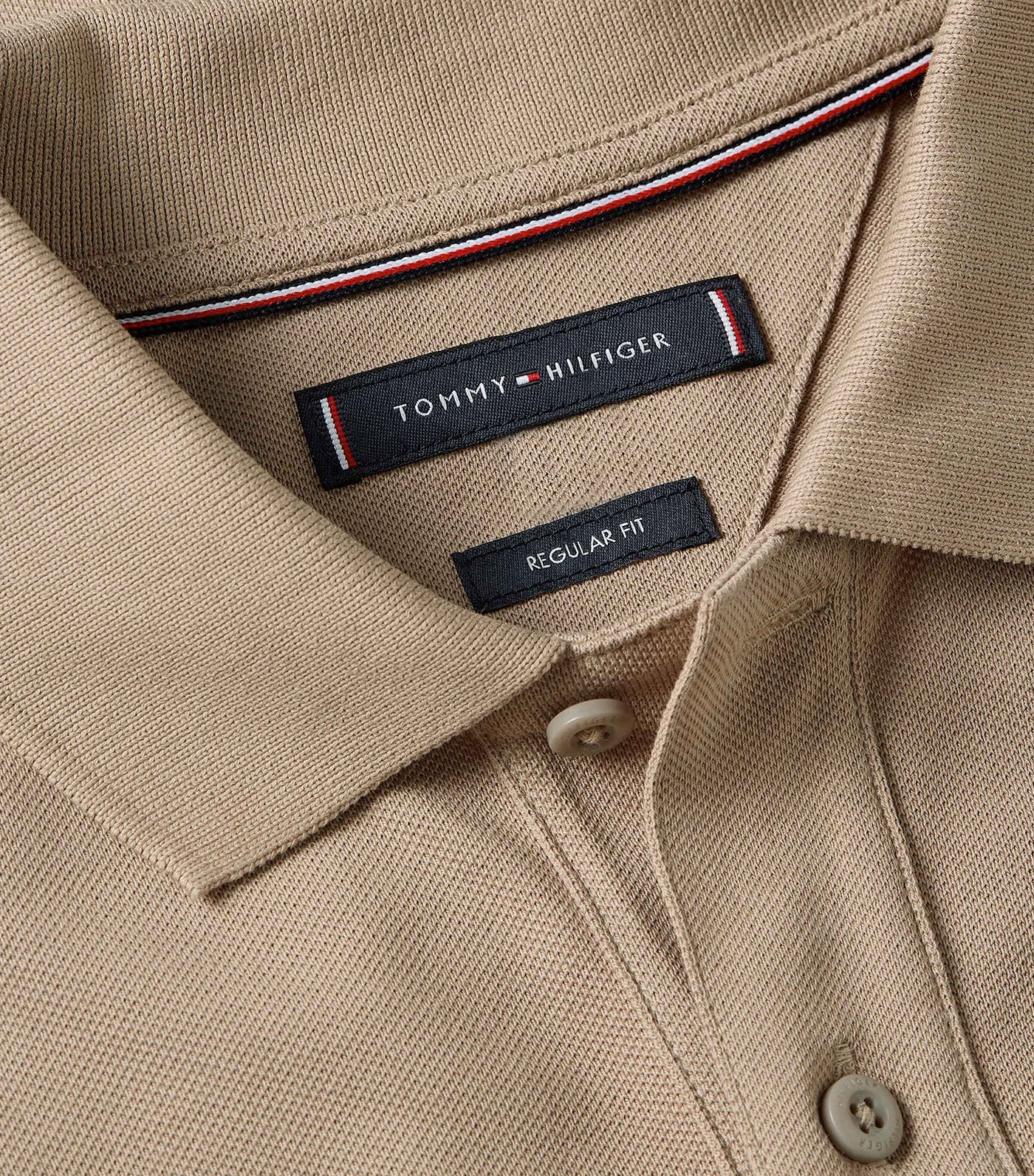 Color Tape Sleeve Polo