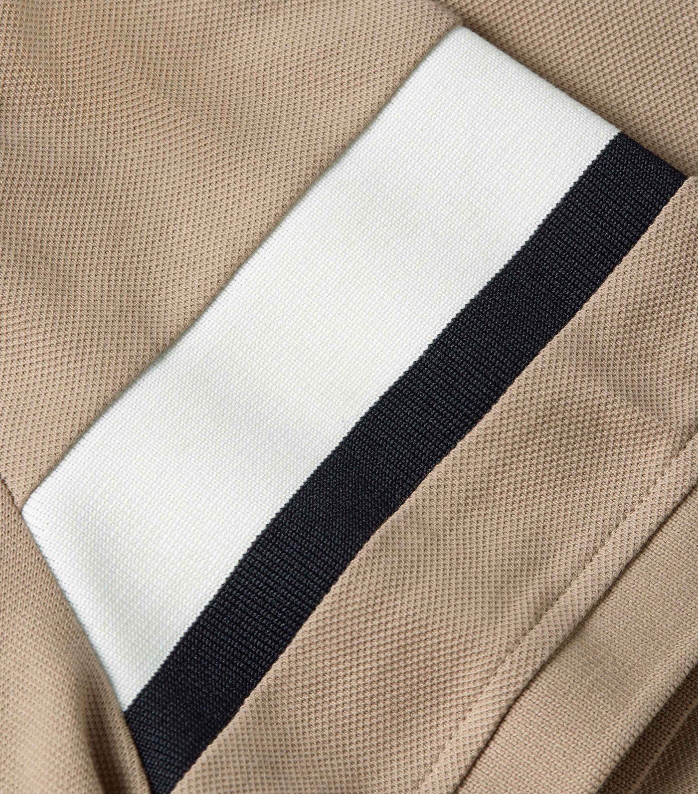 Color Tape Sleeve Polo