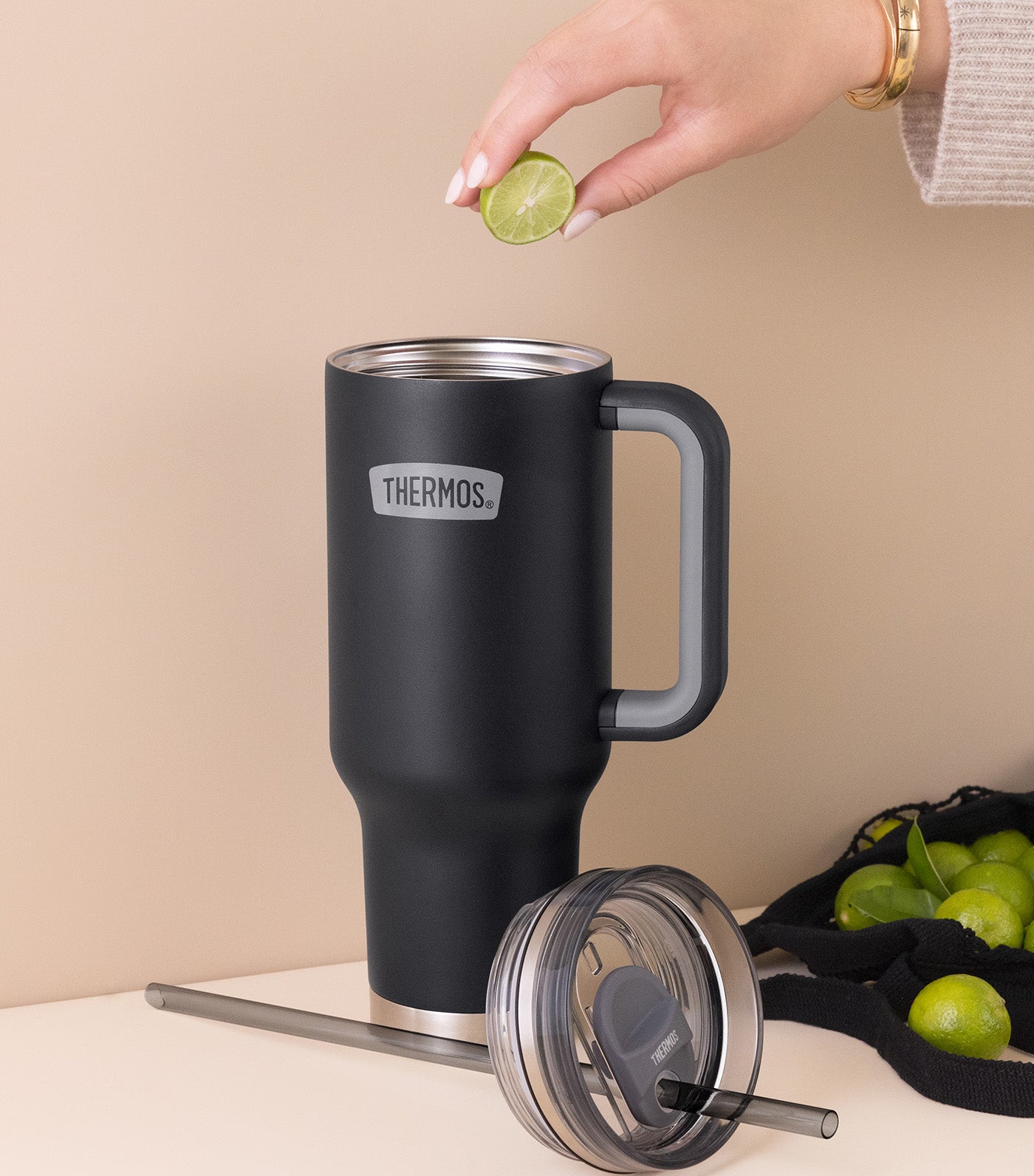 40oz Stainless Steel Cup Holder Mug