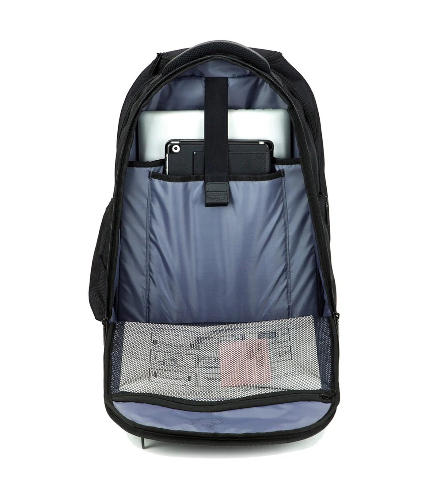 15.4in Rolling Laptop Backpack Black