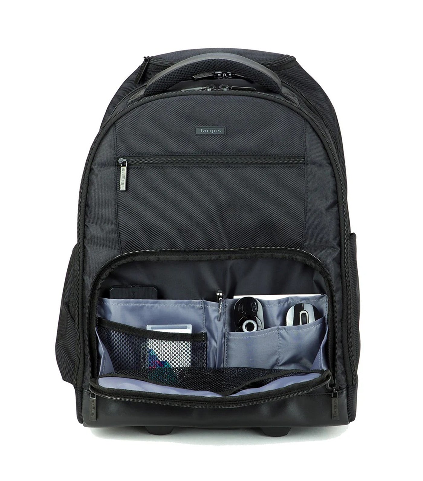 15.4in Rolling Laptop Backpack Black