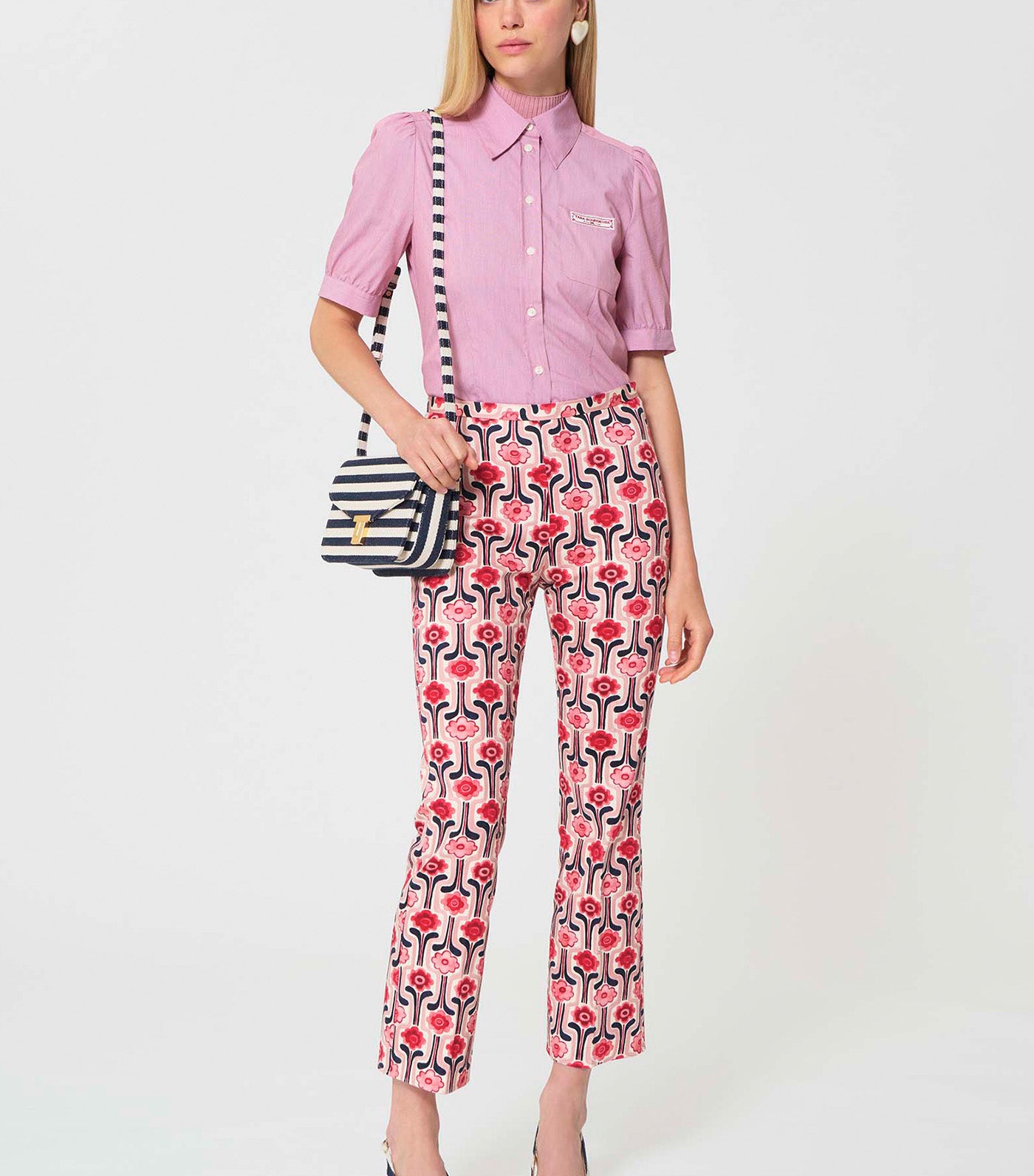 Tara Jarmon Celine Shirt T131 Cerise