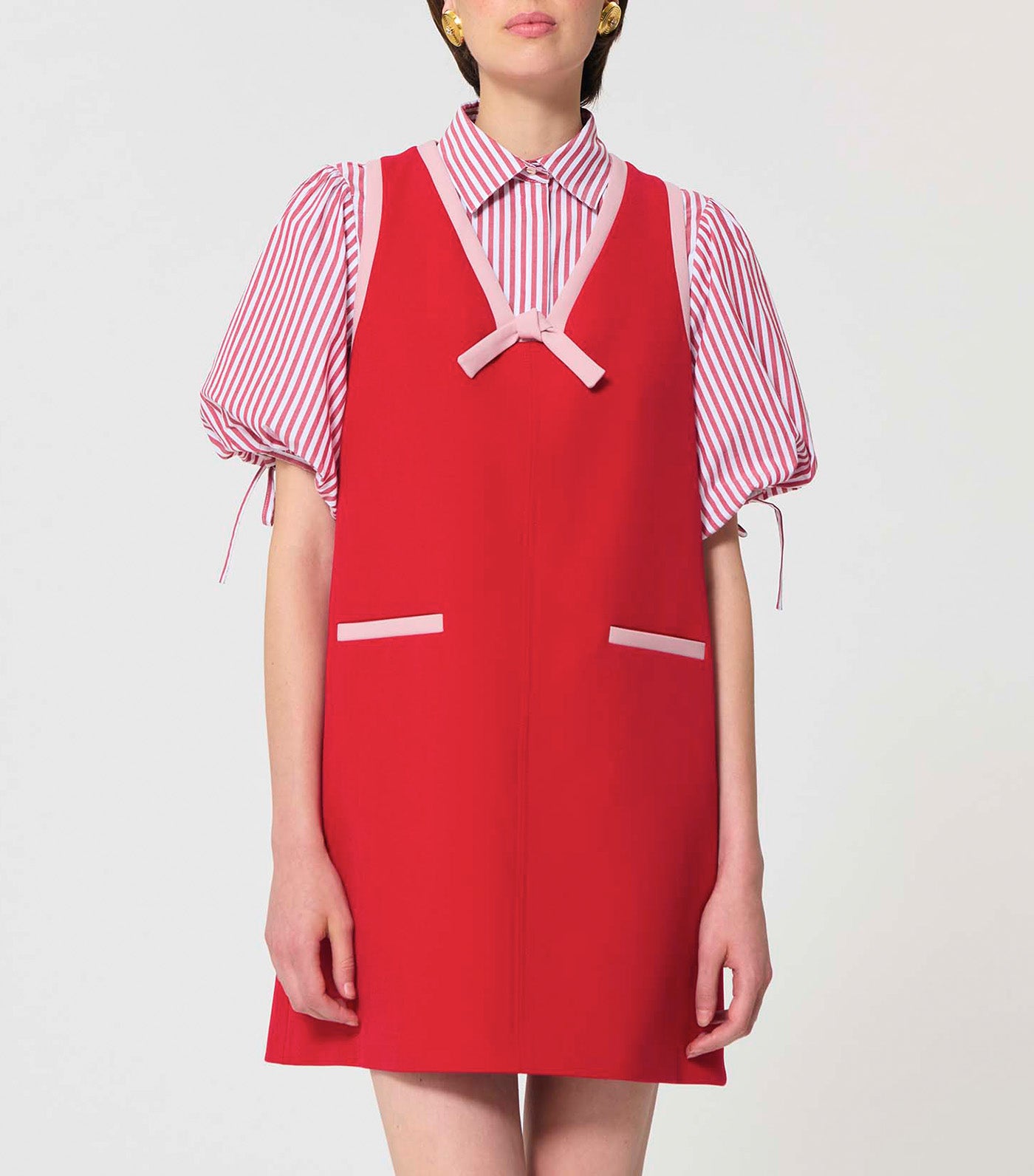 Tara Jarmon Rule Dress T131 Cerise