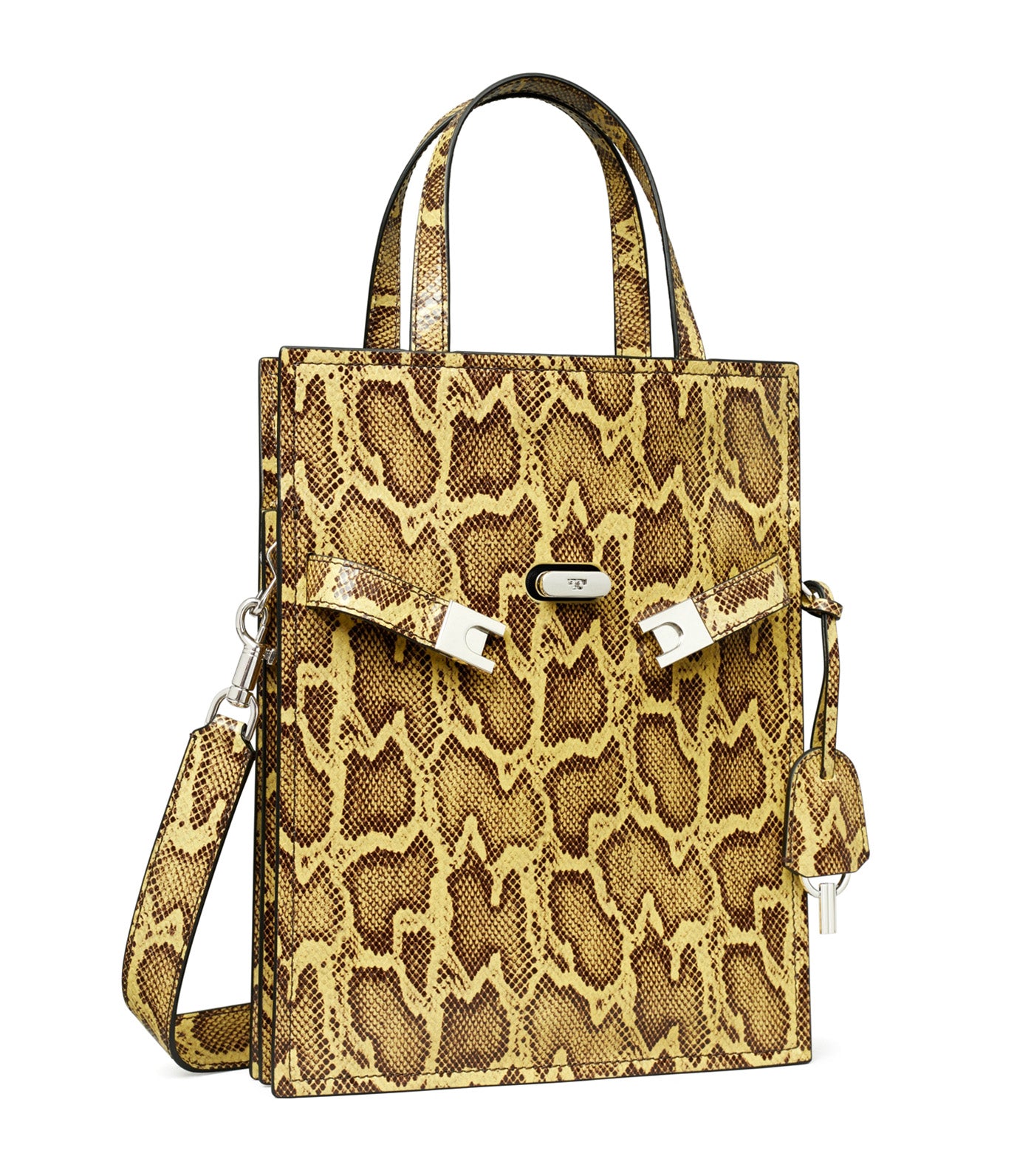 Lee Radziwill Exotic Small Shopper Tote Quince/Marten