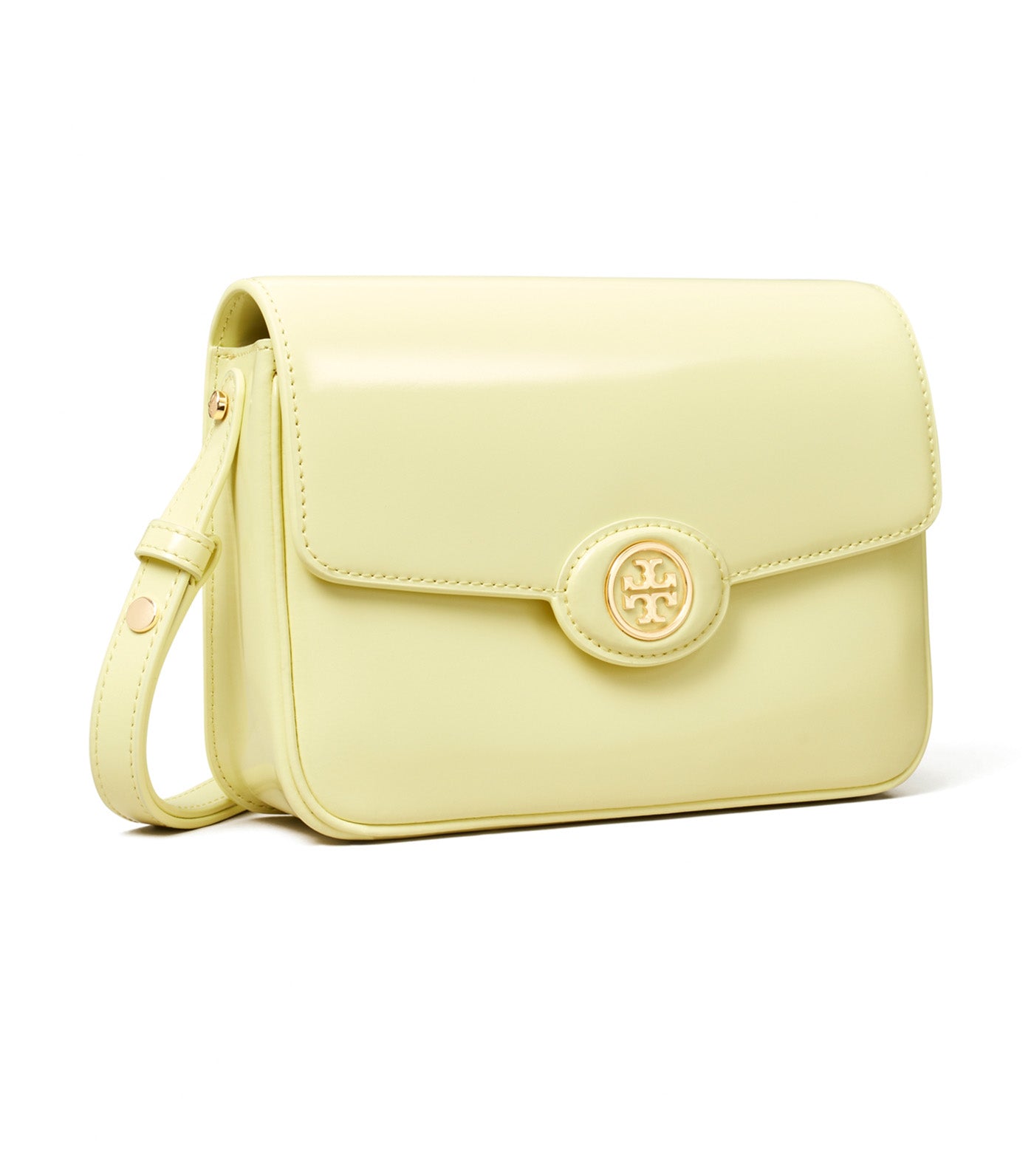 Robinson Spazzolato Convertible Shoulder Bag Lemon