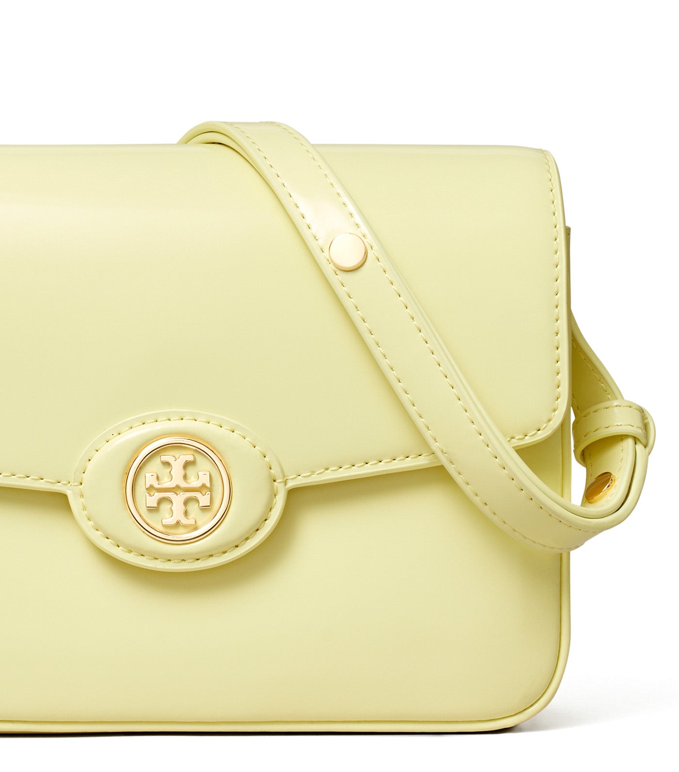 Robinson Spazzolato Convertible Shoulder Bag Lemon