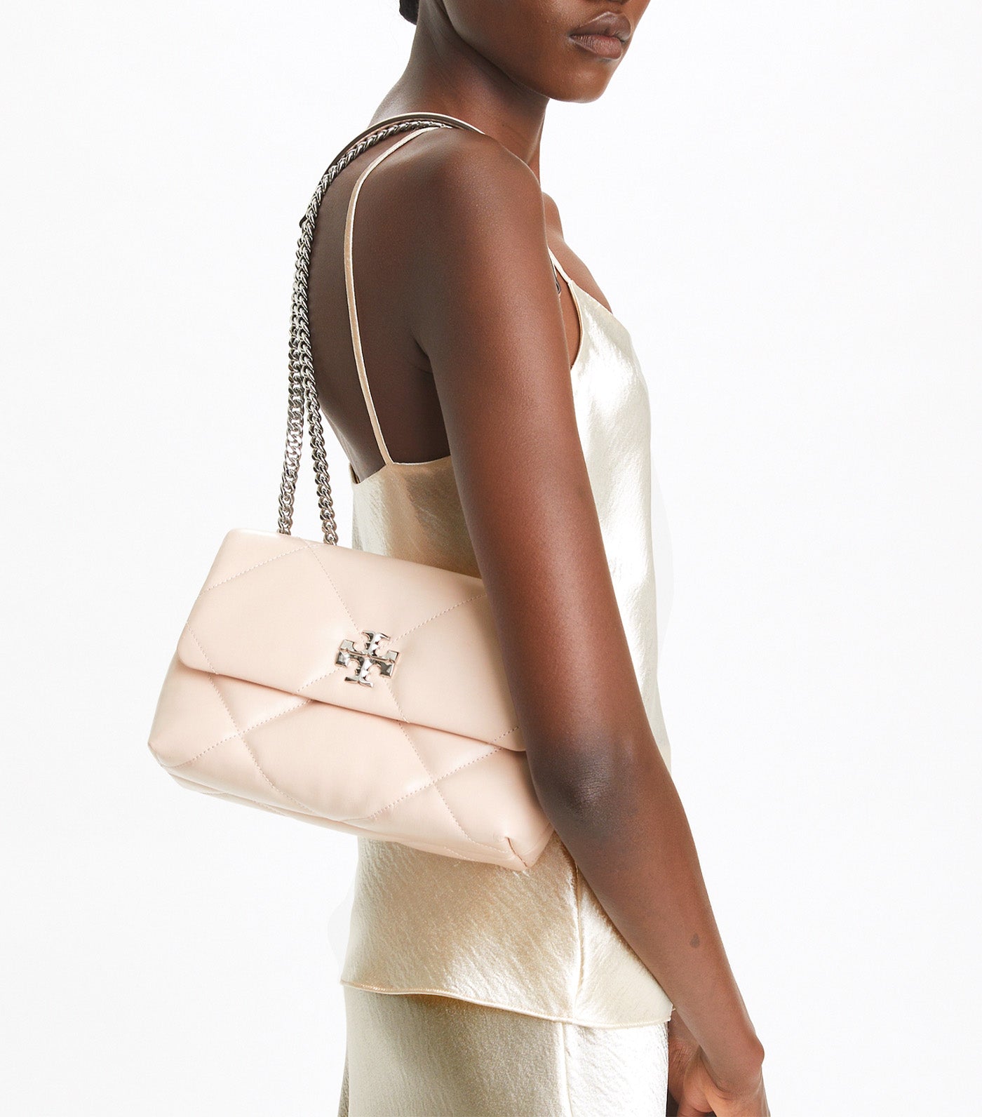Small Kira Diamond Quilt Shoulder Bag