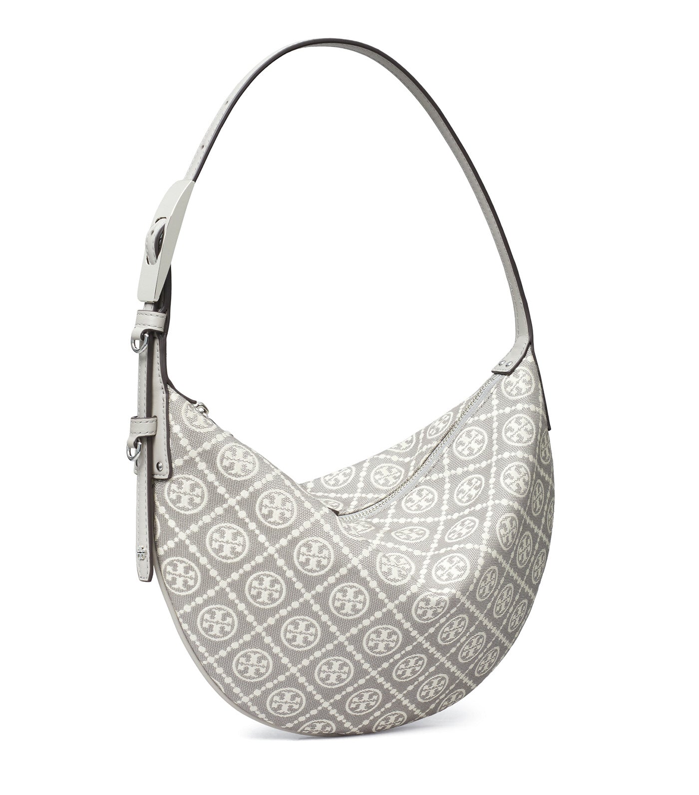 T Monogram Utility Small Balloon Bag Gray
