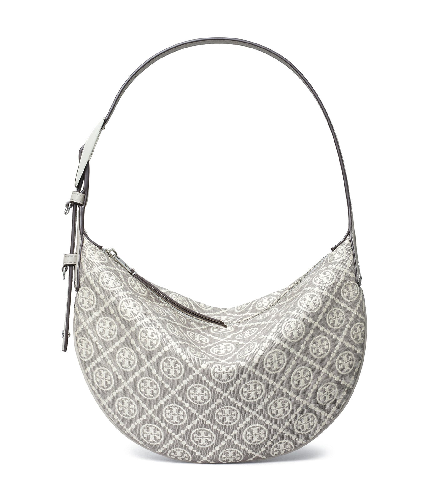 T Monogram Utility Small Balloon Bag Gray
