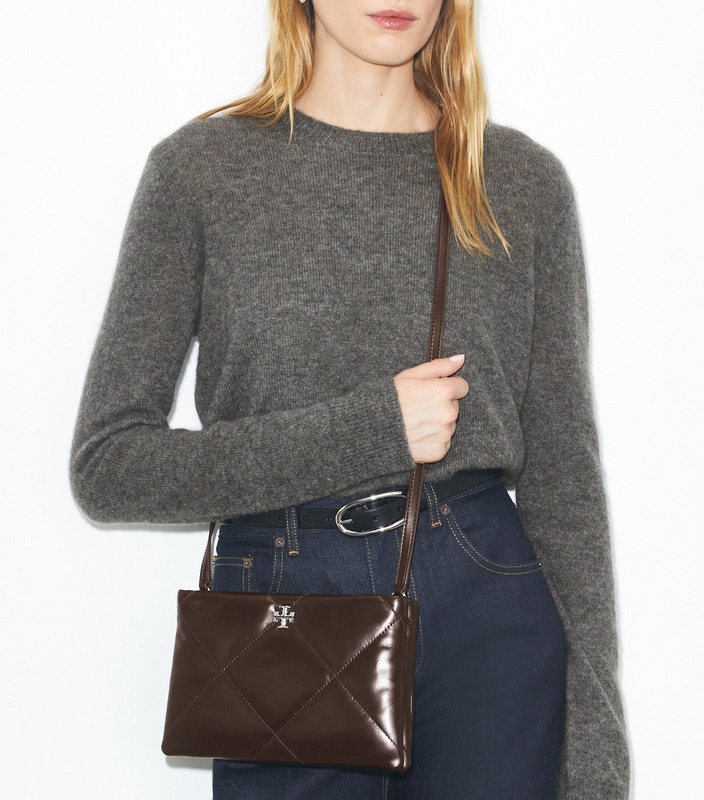 Kira Diamond Quilt Crossbody Bag