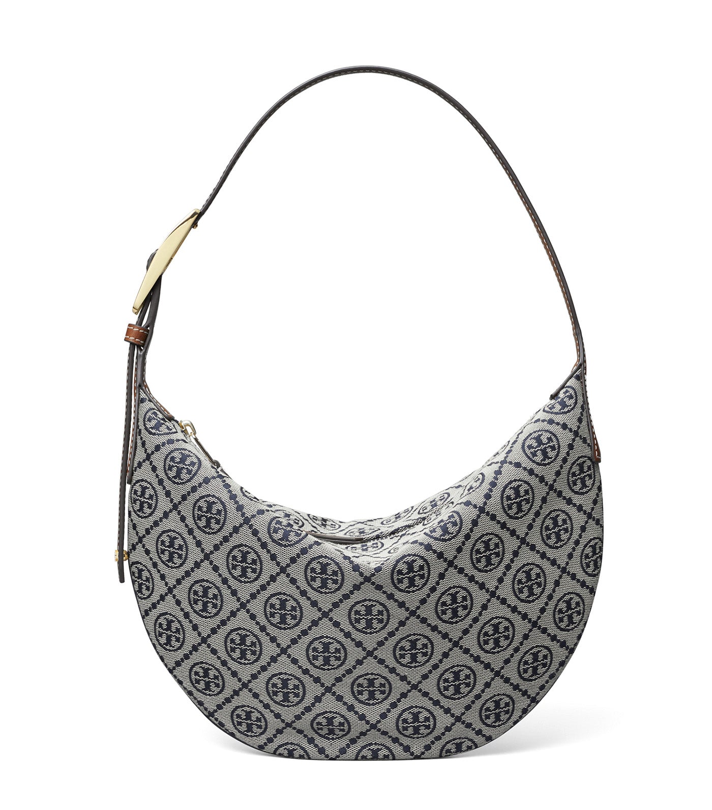 T Monogram Small Balloon Bag Tory Navy
