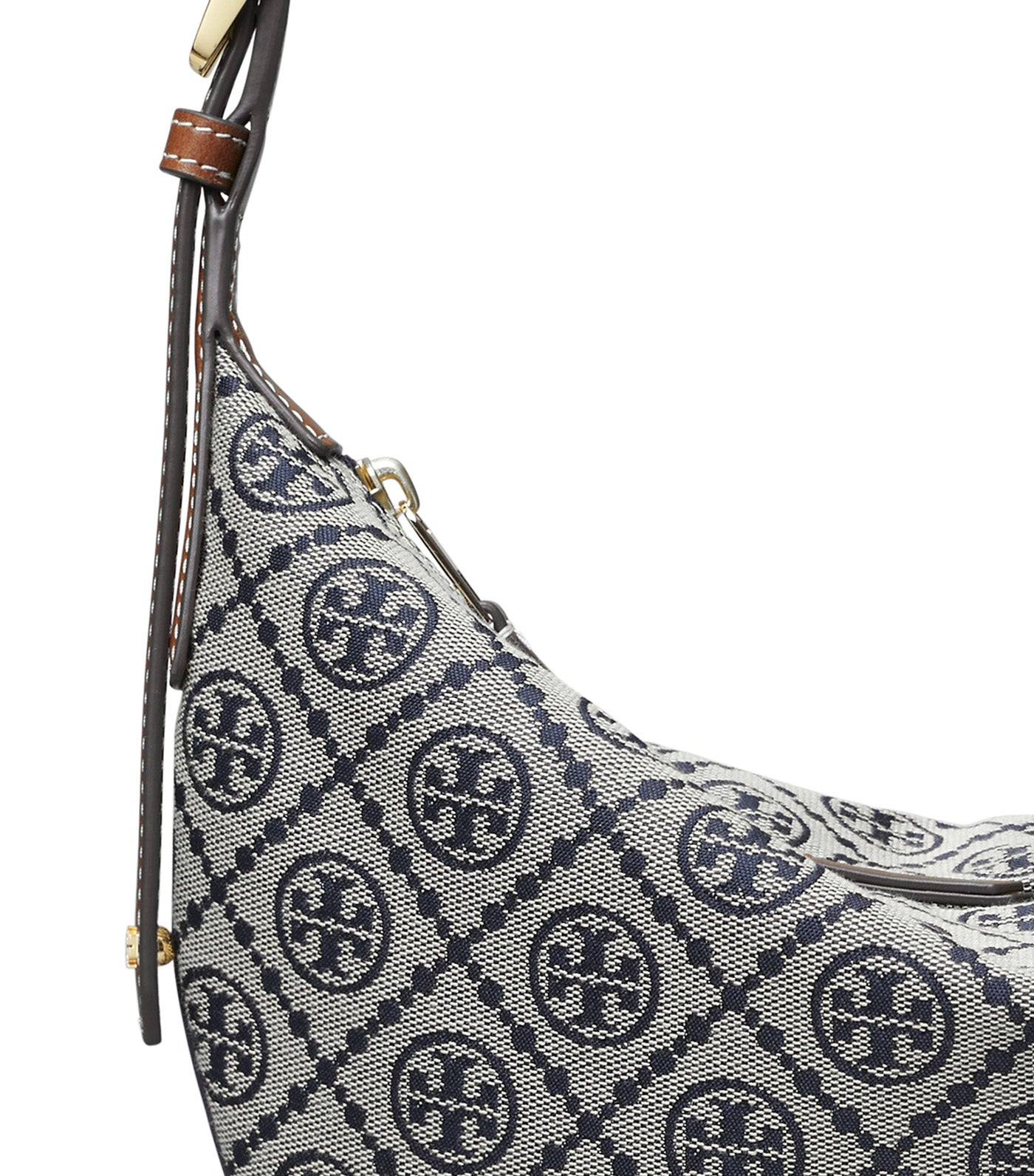 T Monogram Small Balloon Bag Tory Navy