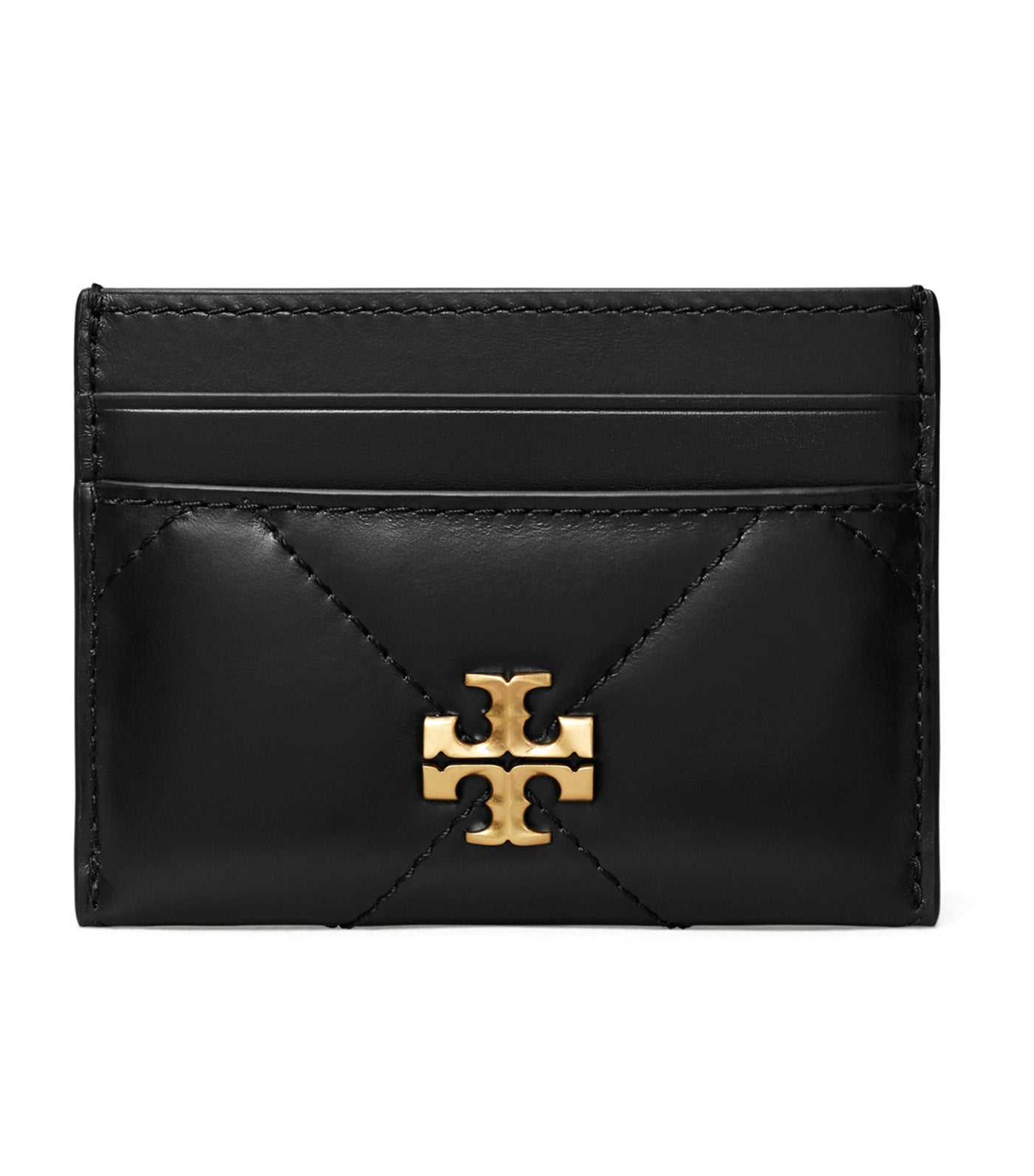 Kira Diamond Quilt Card Case Black