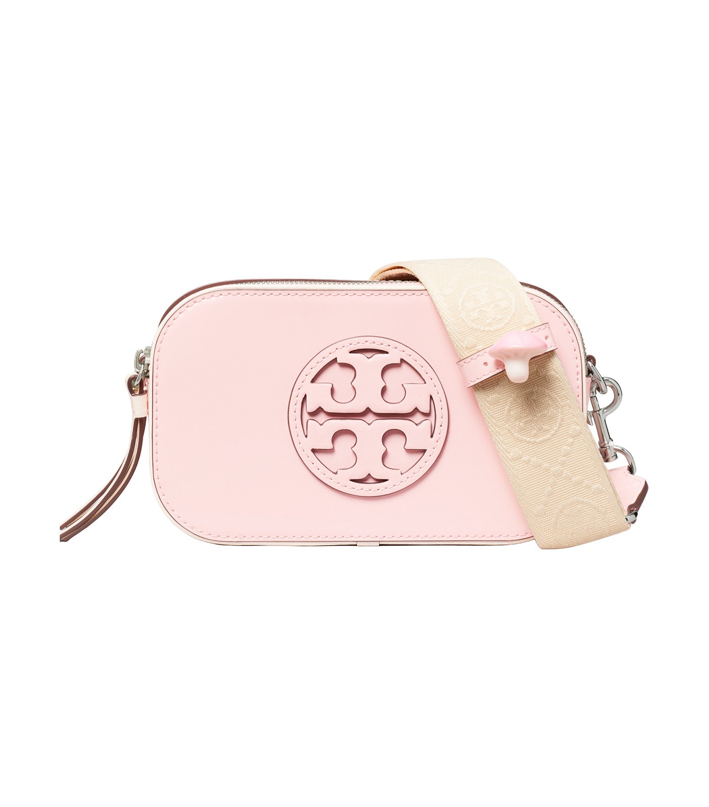 Mini Miller Spazzolato Crossbody Bag Pink