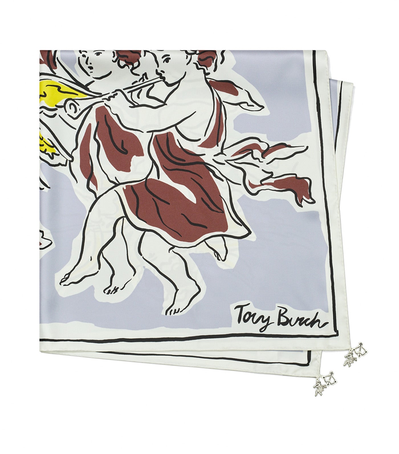 Cherubs Silk Square Scarf