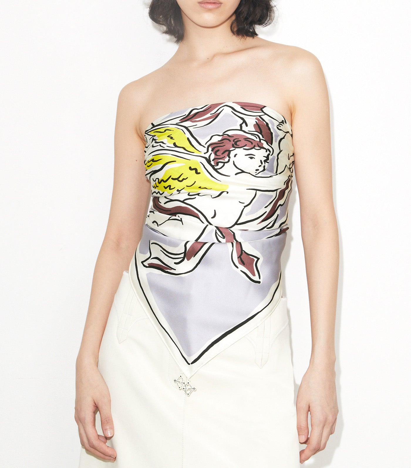 Cherubs Silk Square Scarf