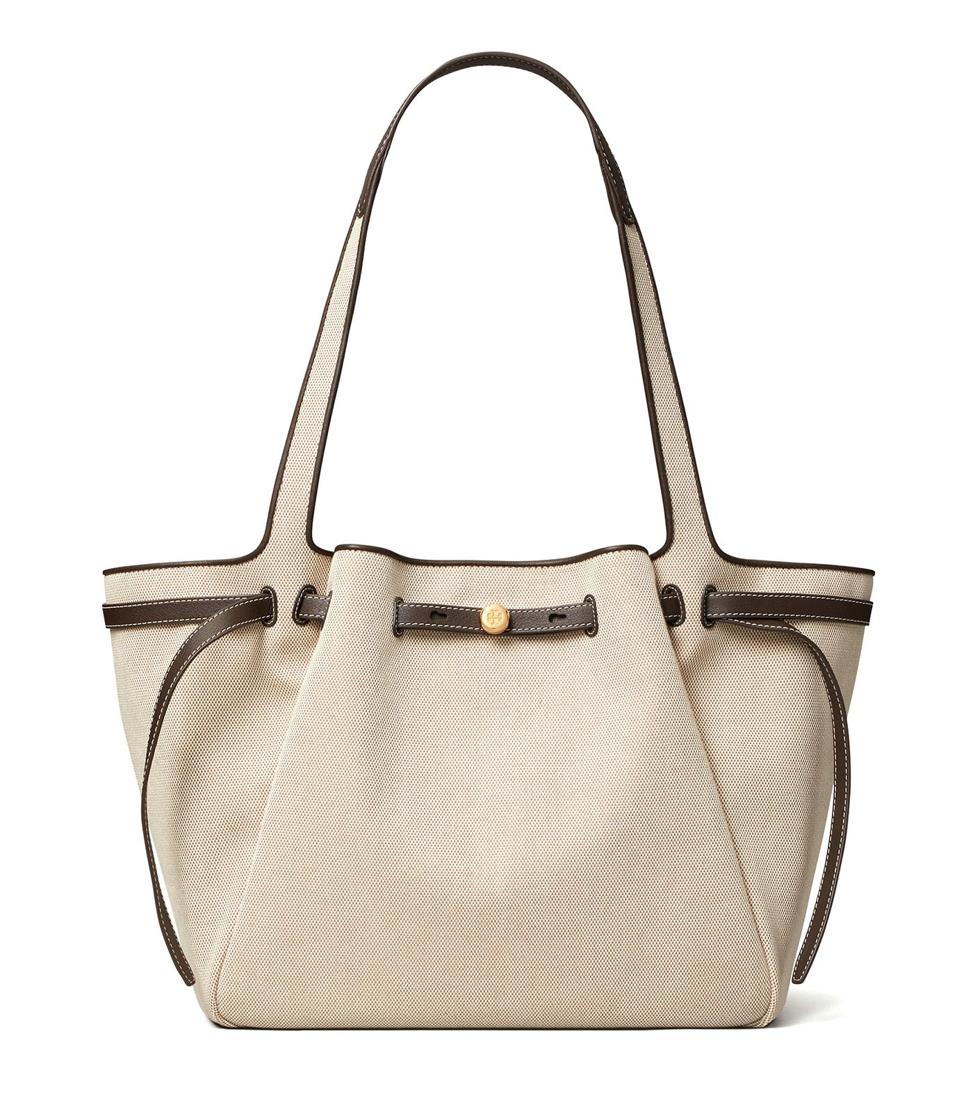 Romy Canvas Tote Dusty Almond/Bianco White