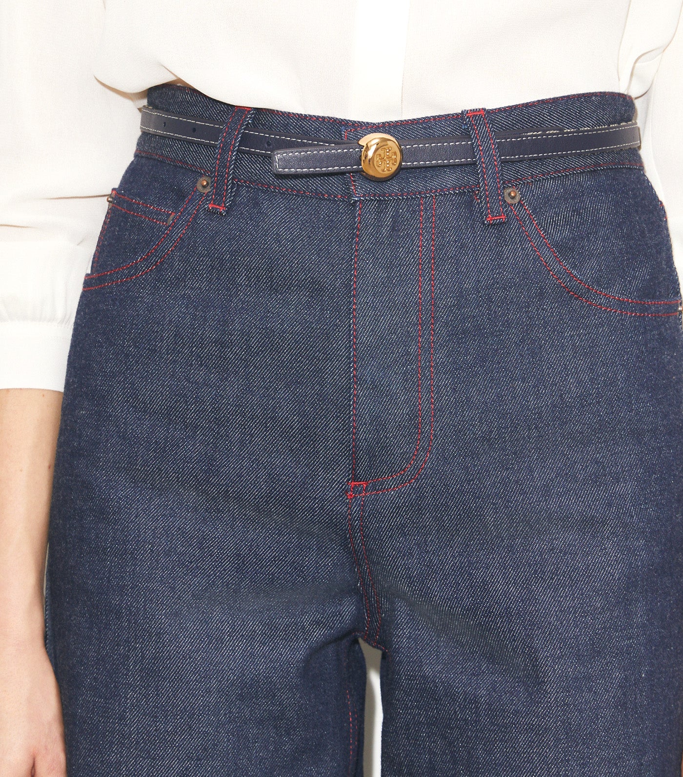 Romy Reversible Belt Navy