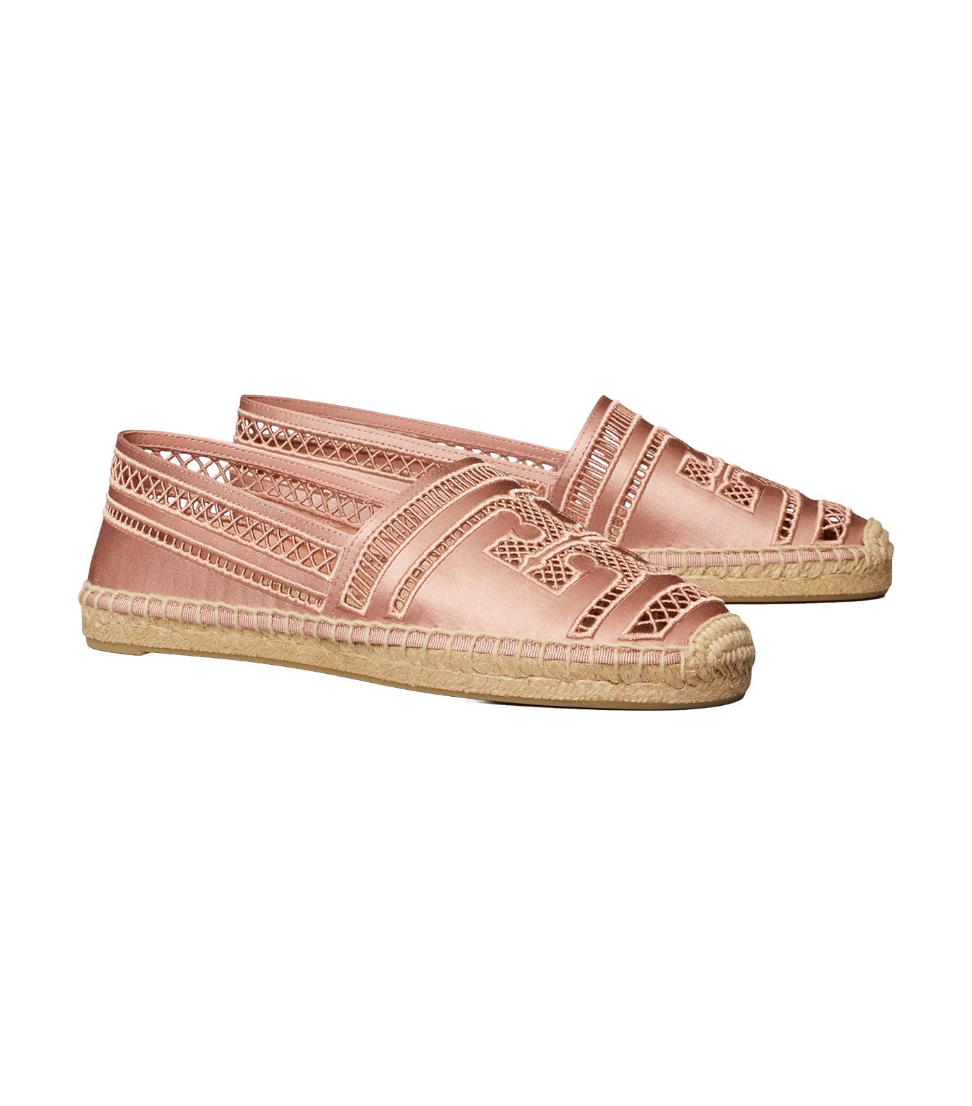 Open Weave Espadrille Vintage Mauve