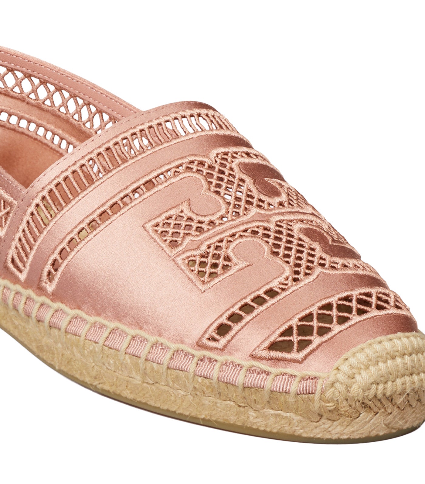 Open Weave Espadrille Vintage Mauve