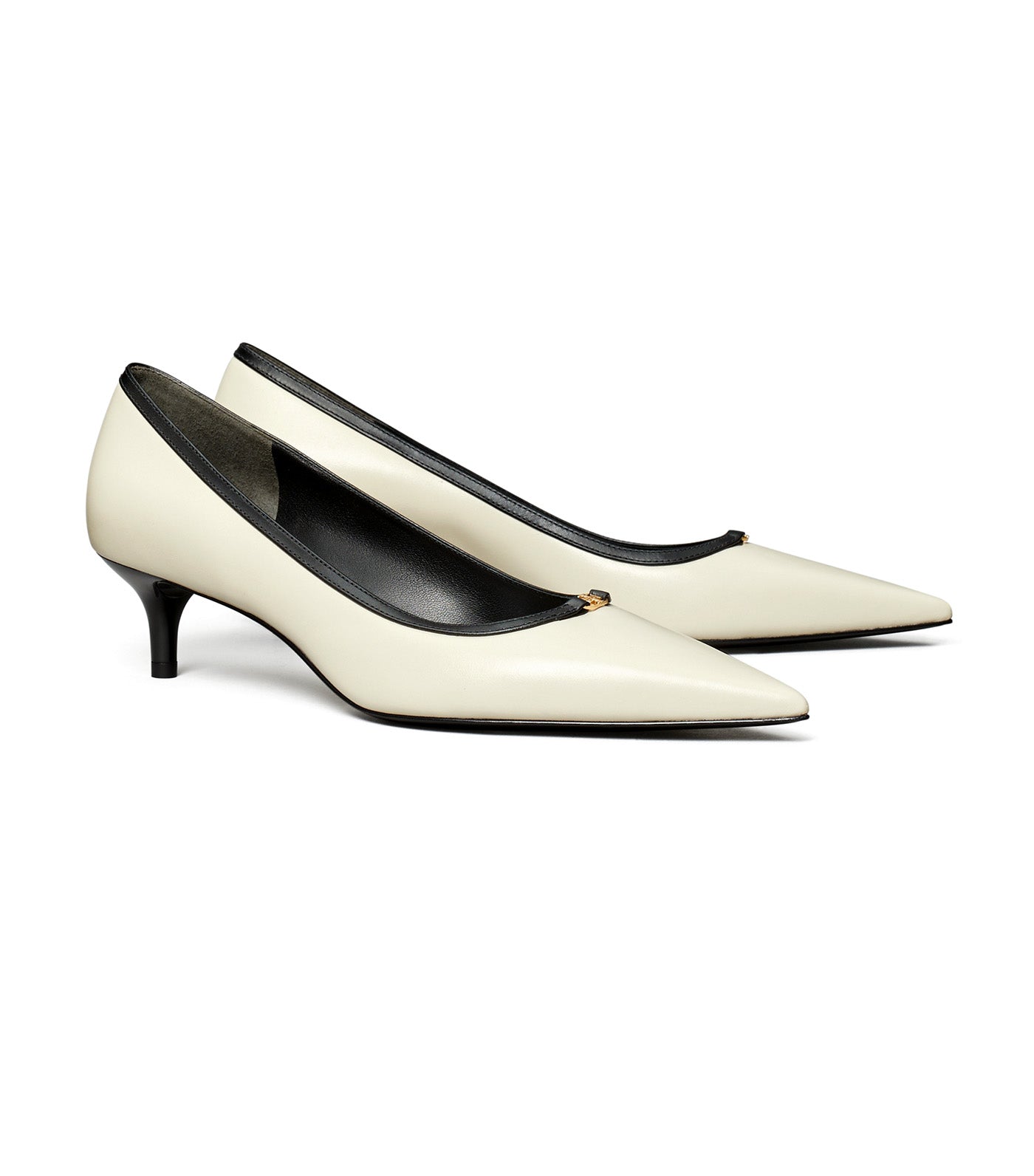 Double T Buckle Low-Heeled Pump