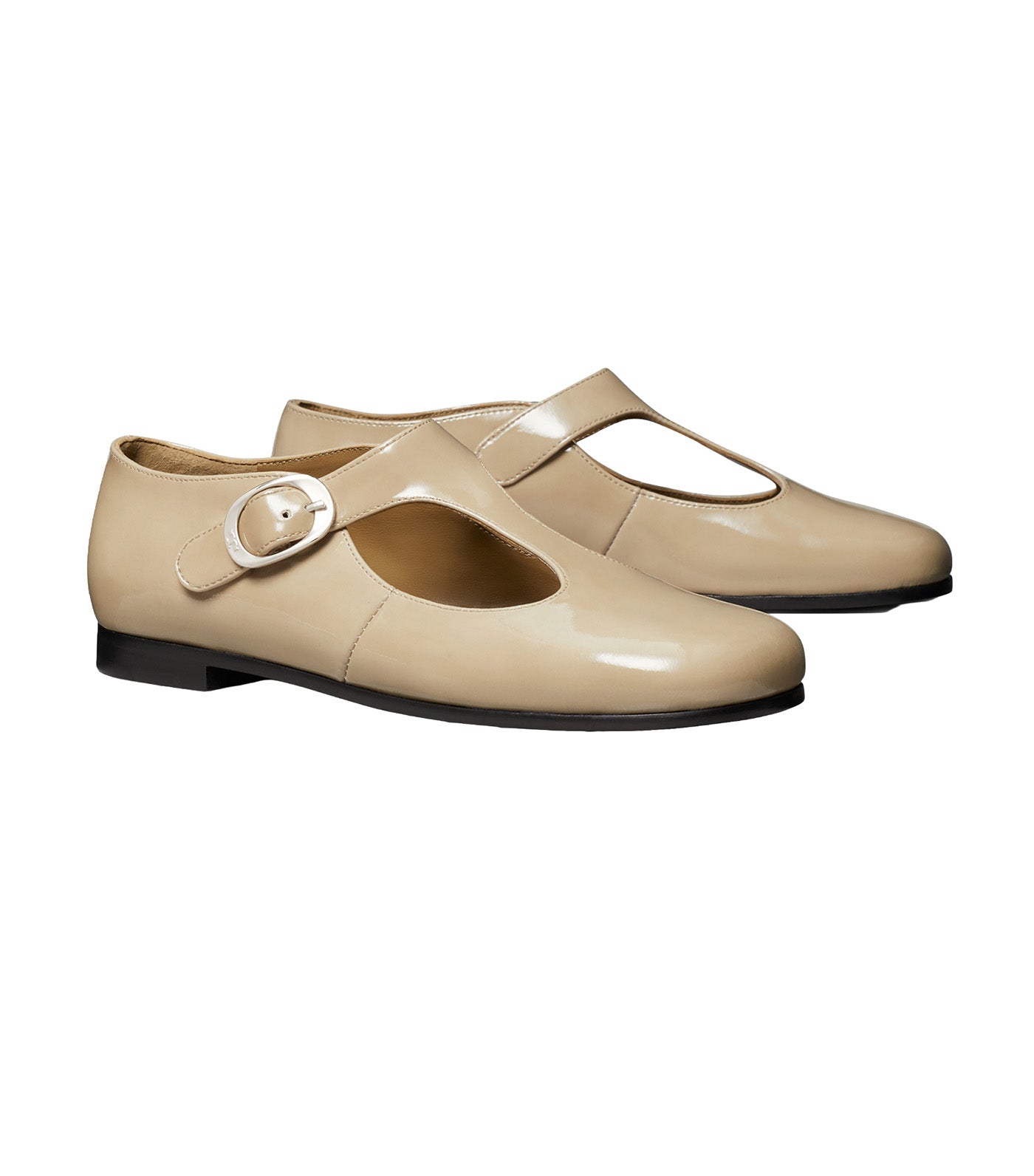 Violet T-Strap Moon Shell