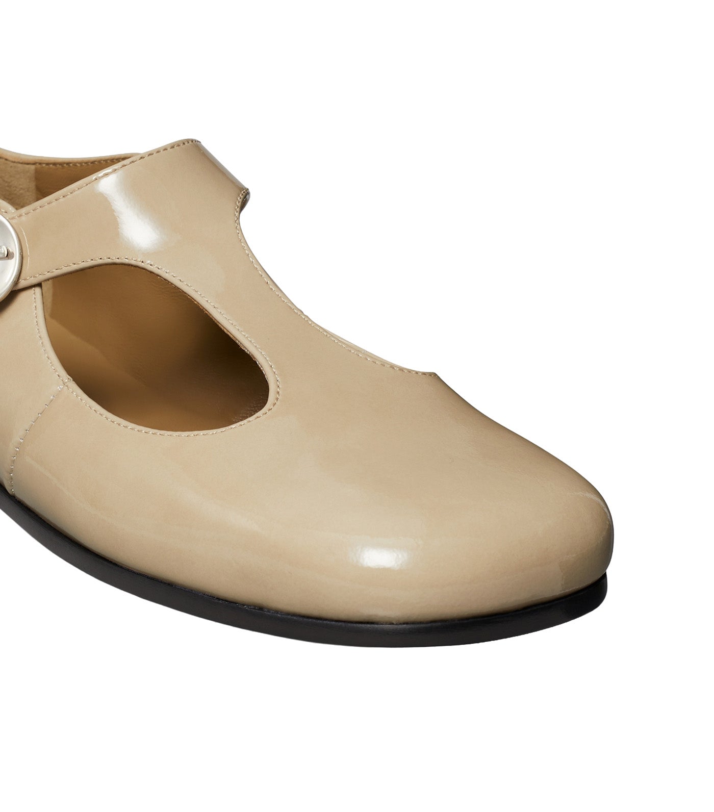Violet T-Strap Moon Shell