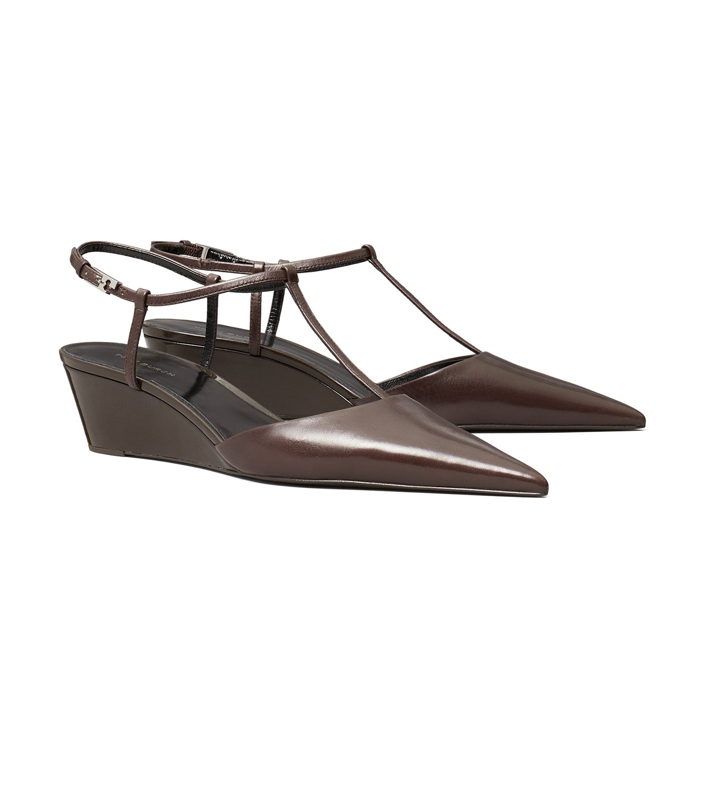 Tory Burch Gigi T-Strap Wedge Cocoa