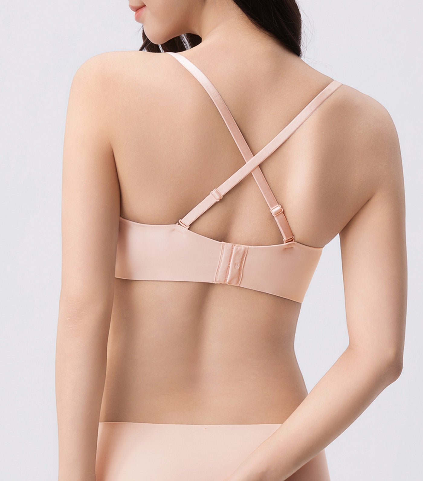 Tri-Zone 2.0 Non-Wired Padded Detachable Bra Pink