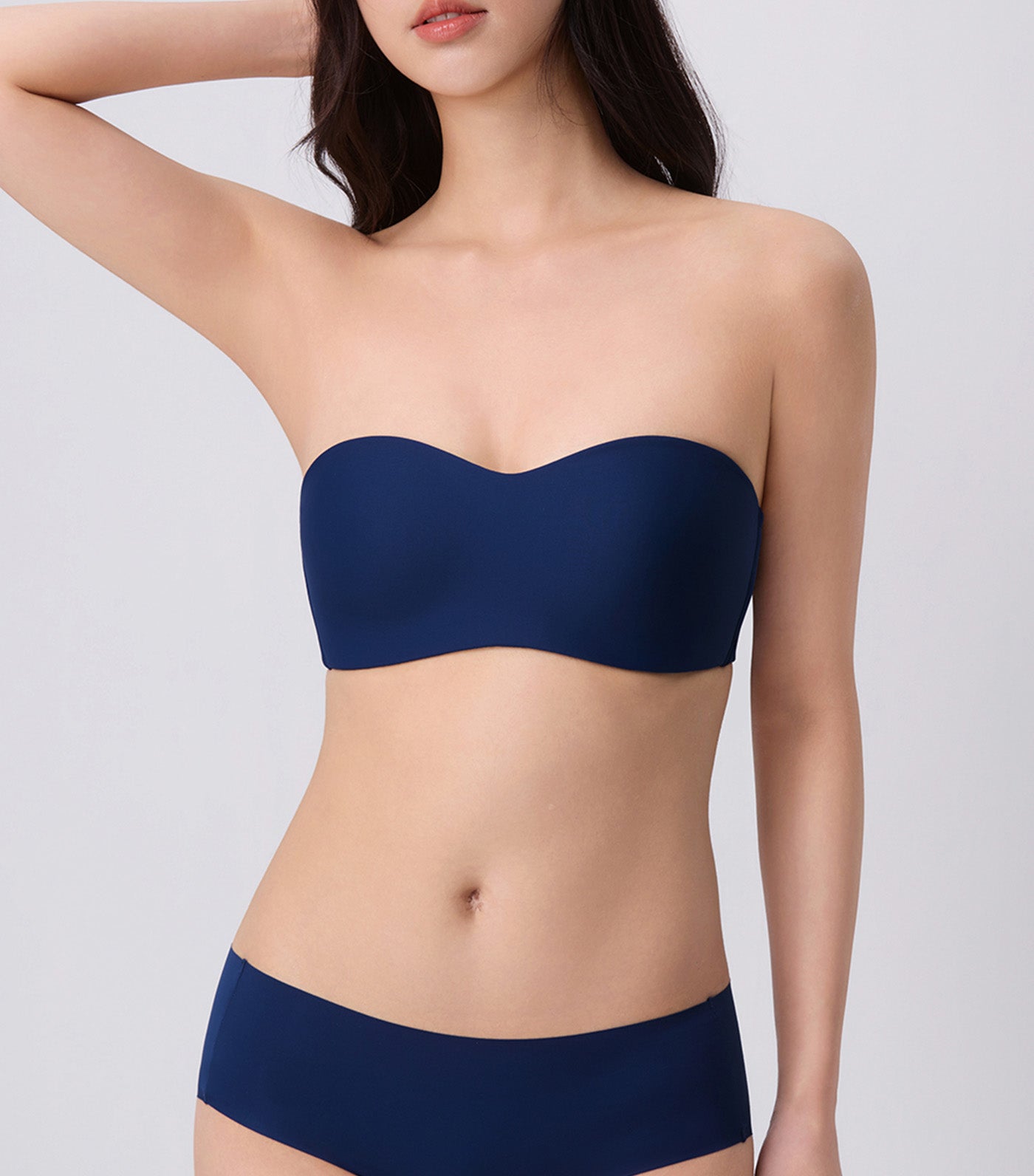 Tri-Zone 2.0 Non-Wired Padded Detachable Bra Dark Blue