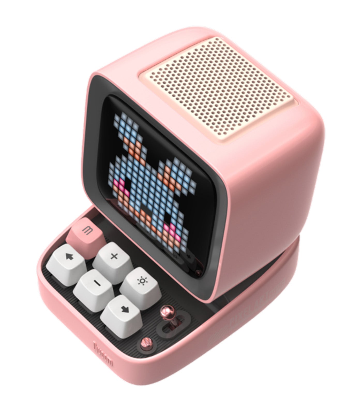 Ditoo Mic Pixel Art Speaker with Microphone Pink