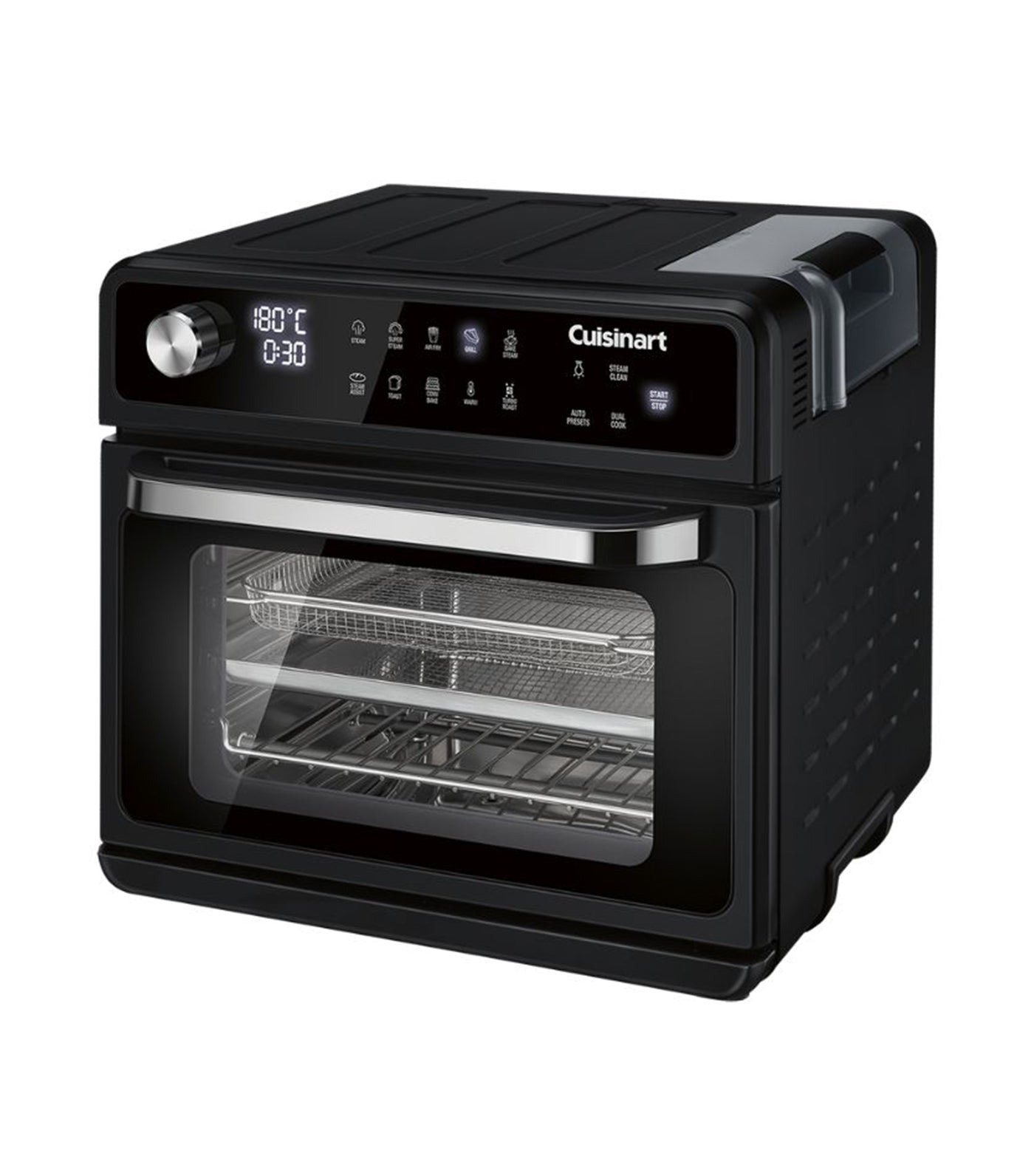 Steam Air Fryer Oven - Black, 20L
