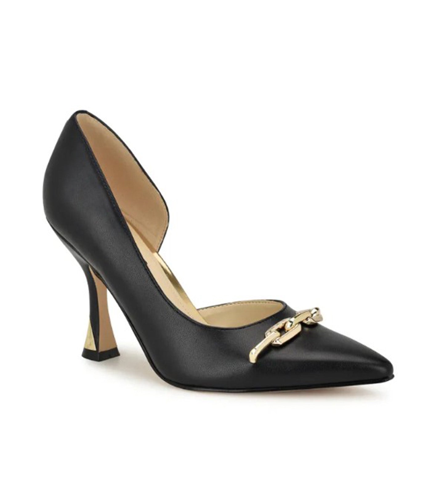Vampe3 D'Orsay Chain Pumps